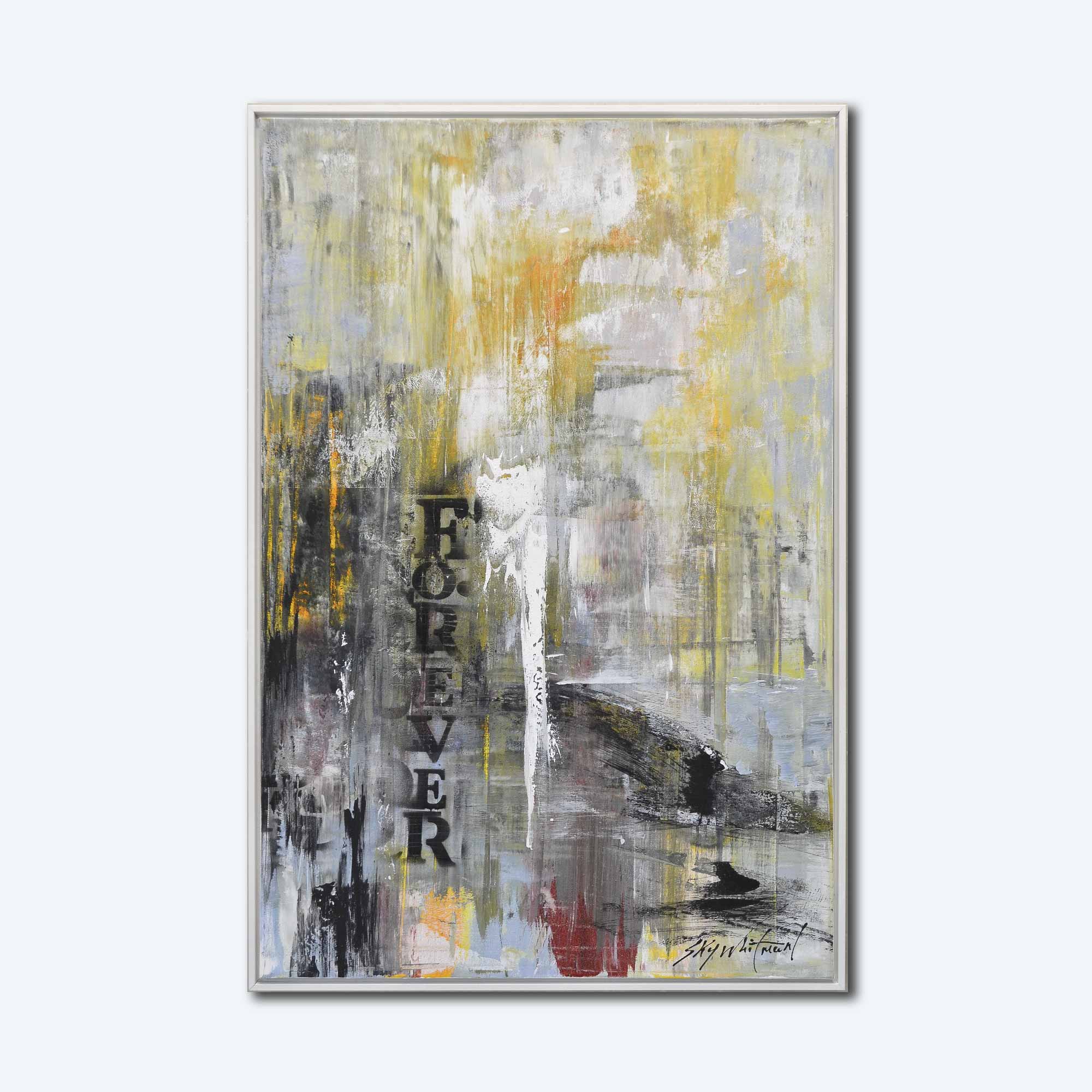 one of a kind Original Hand Painted Abstract Contemporary Art 24x36