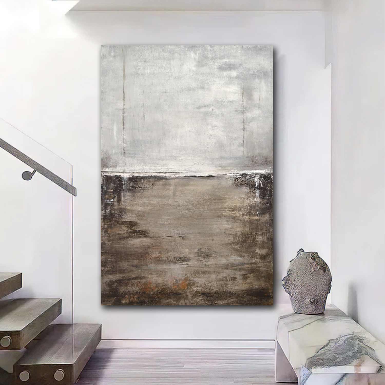40x60 warm minimalist abstract vertical