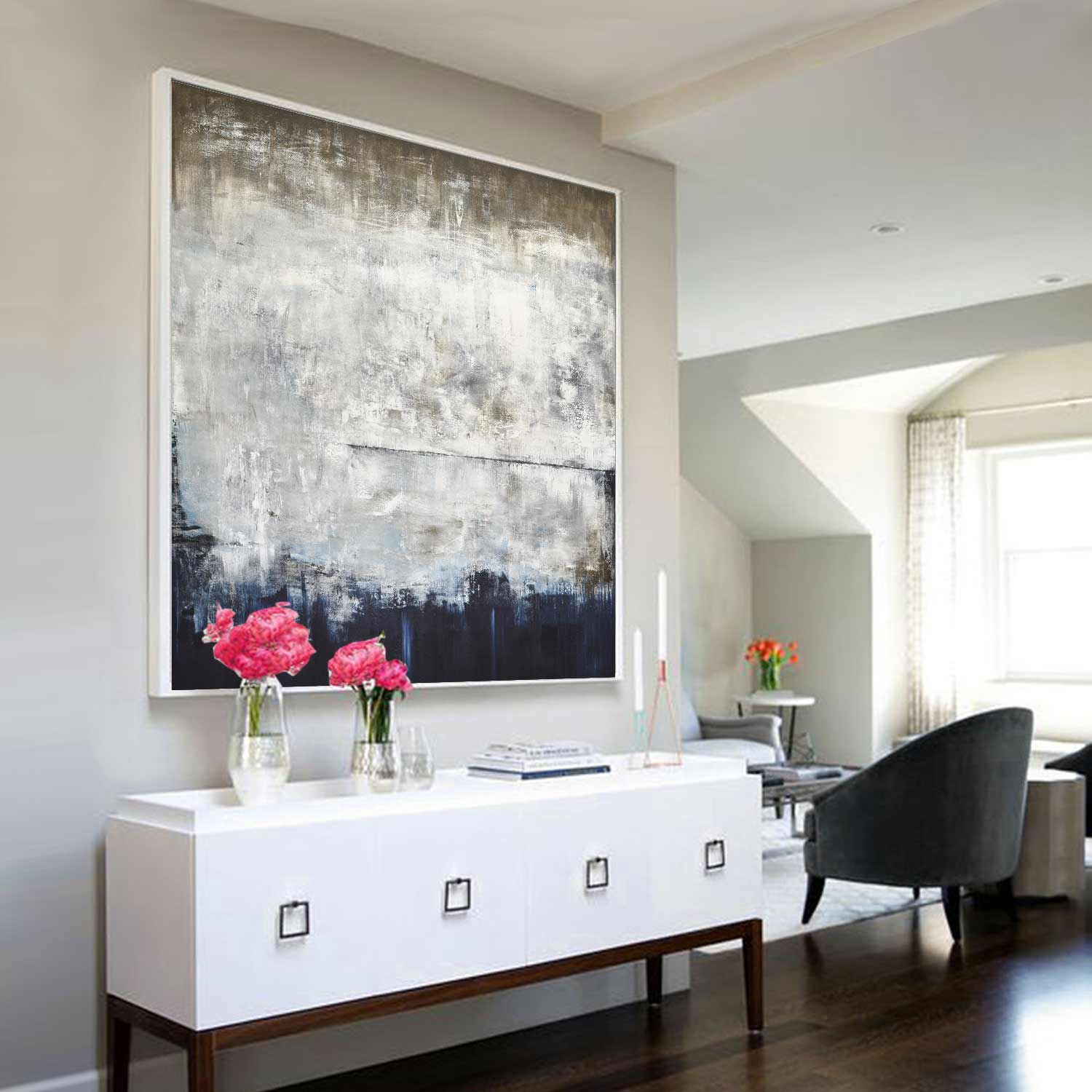 48 x 48 abstract high end painting