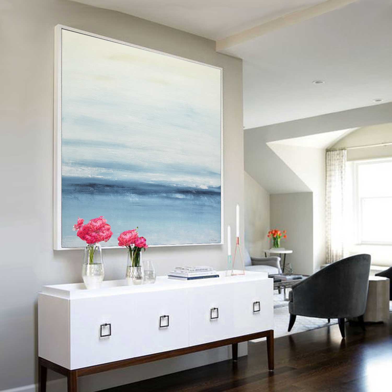 48x48 abstract original landscape