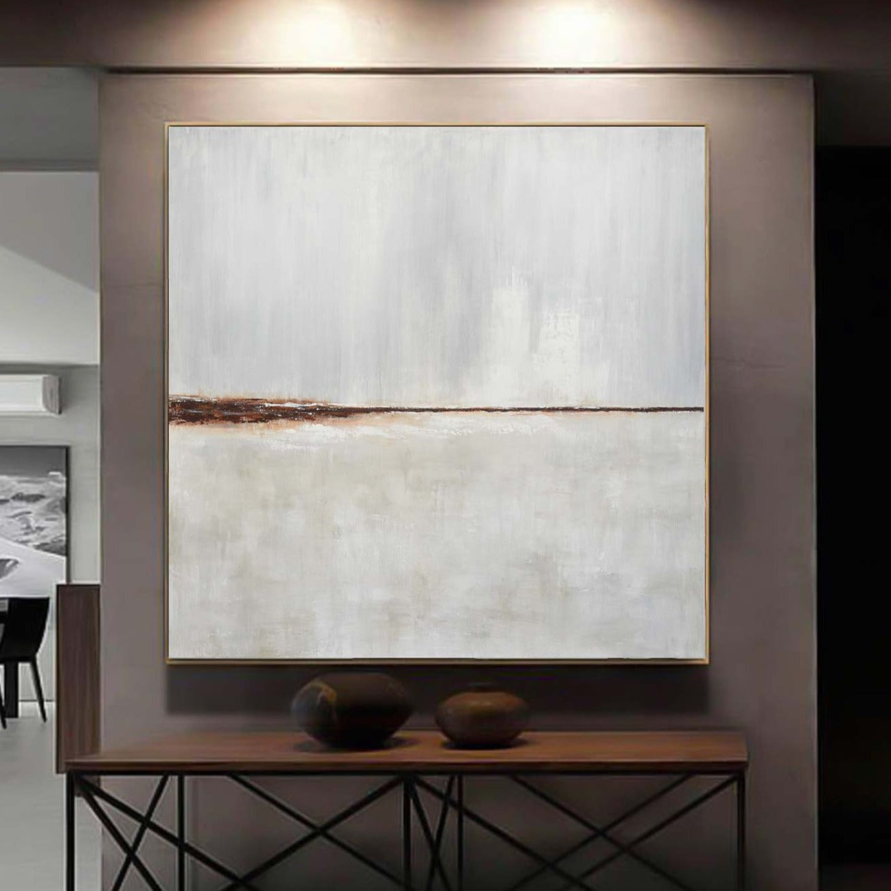 48x48 abstract horizon soft painting