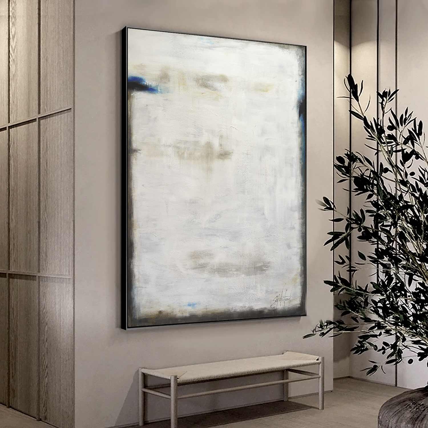 Art For Modern Interior Minimalist Big Handmade Artwork For Livingroom