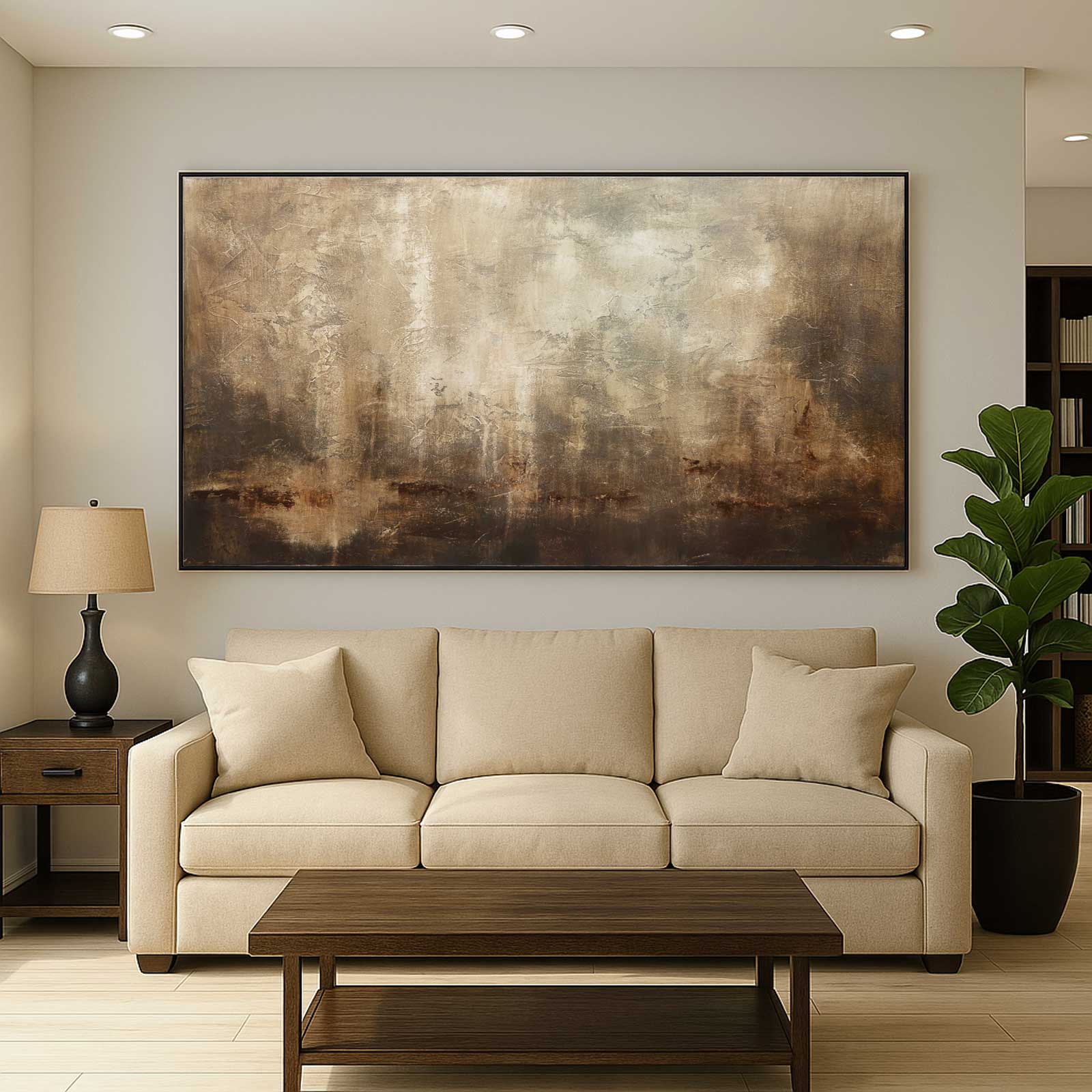 Large Painting On Canvas Handmade Contemporary Abstract