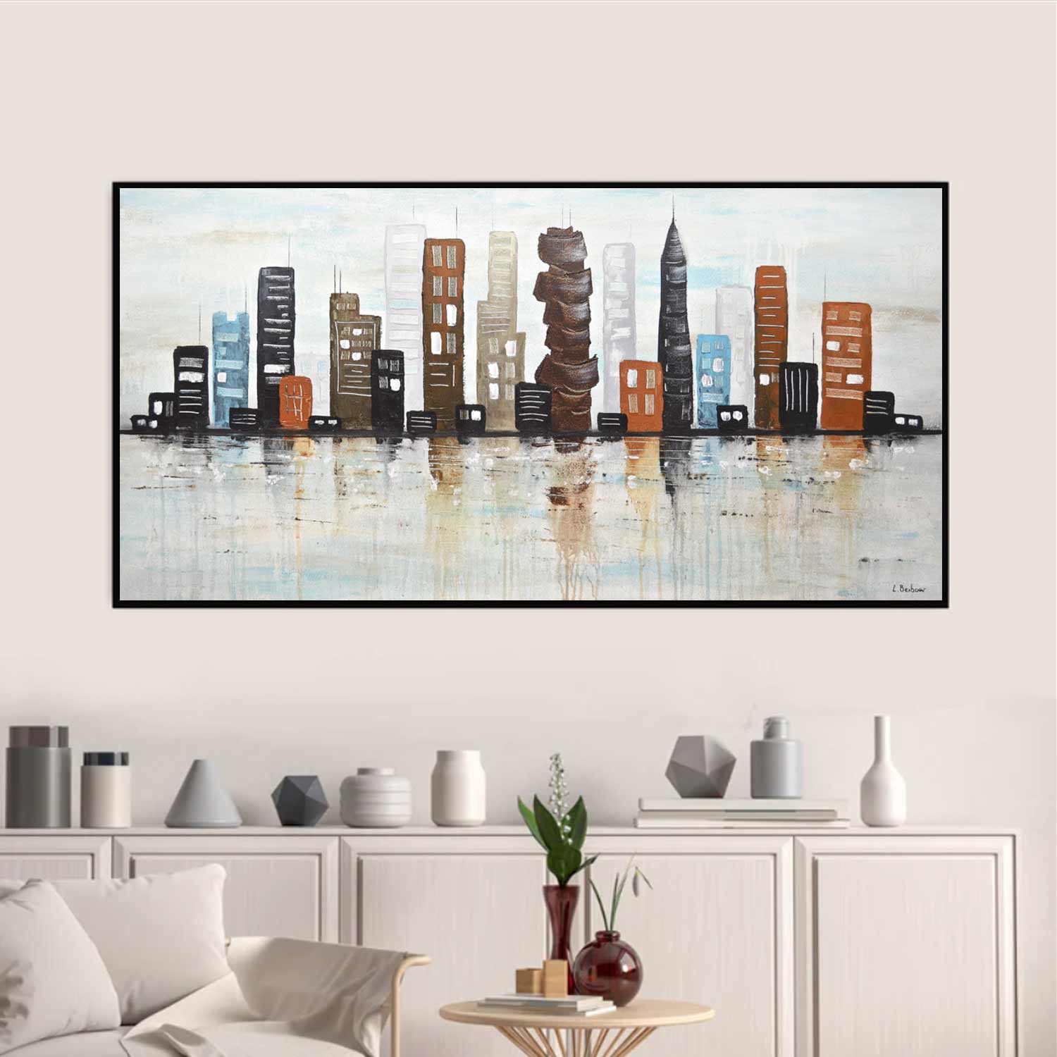 Skyline Panorama Painting