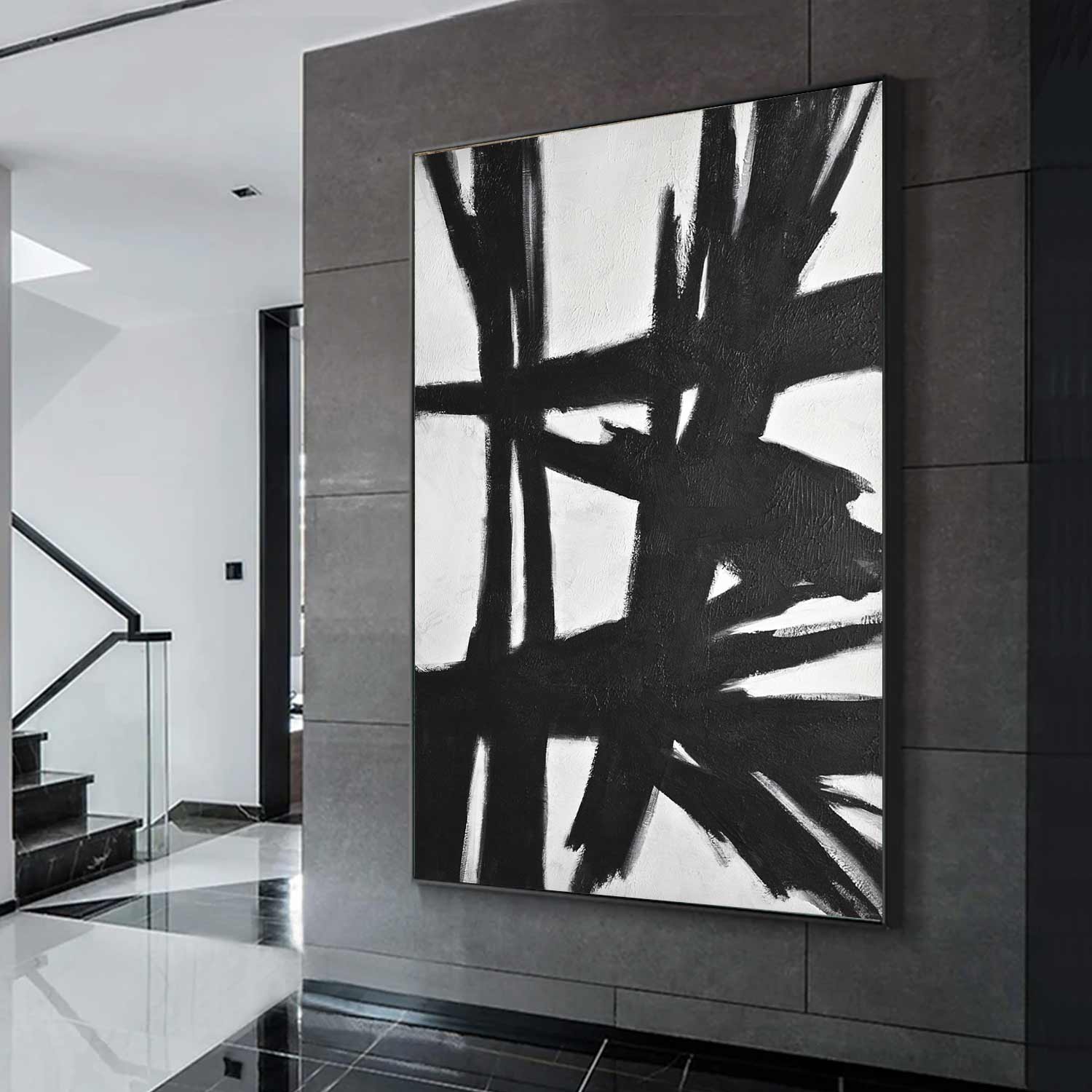 abstract expressionist painting wall art