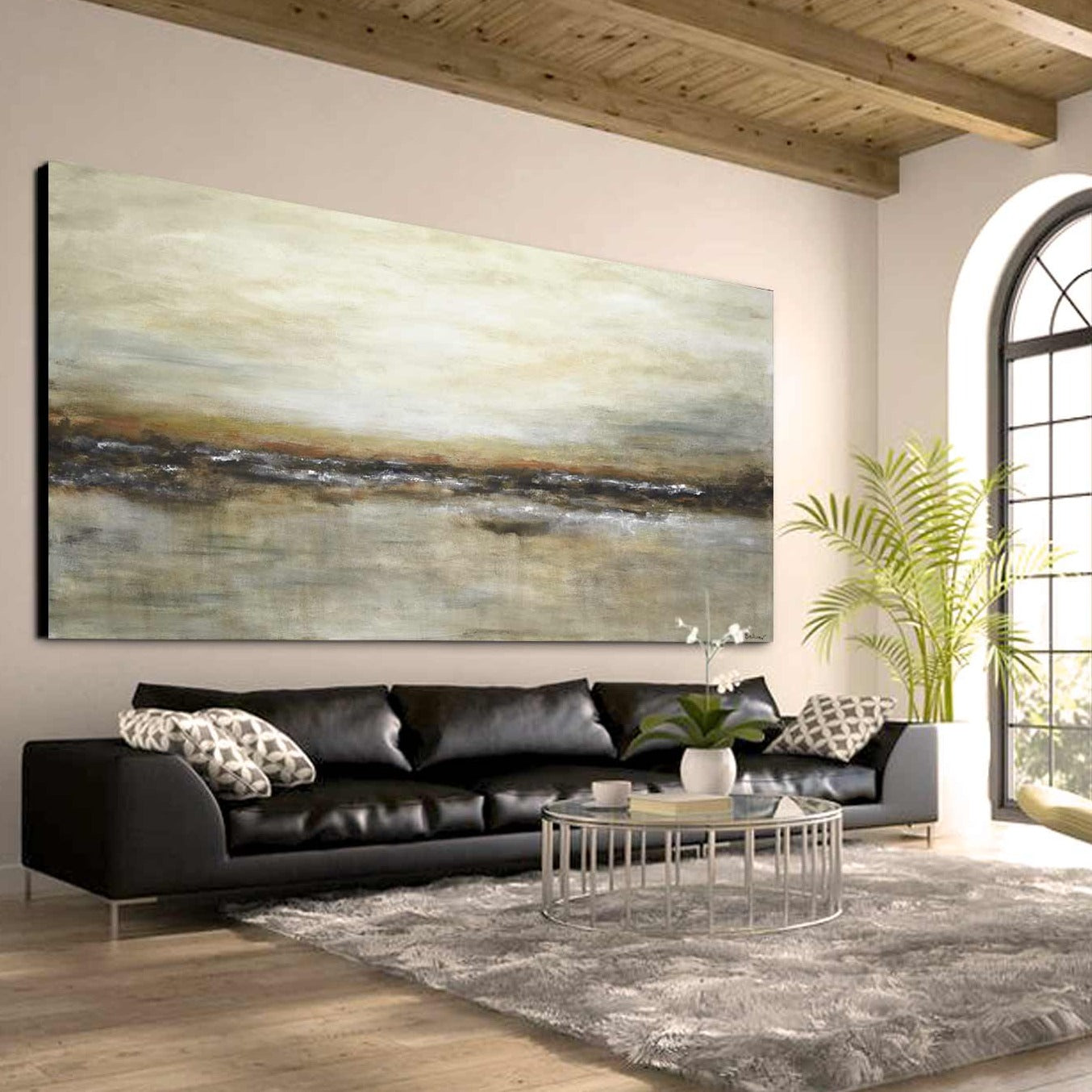 artwork earth tones abstract landcape