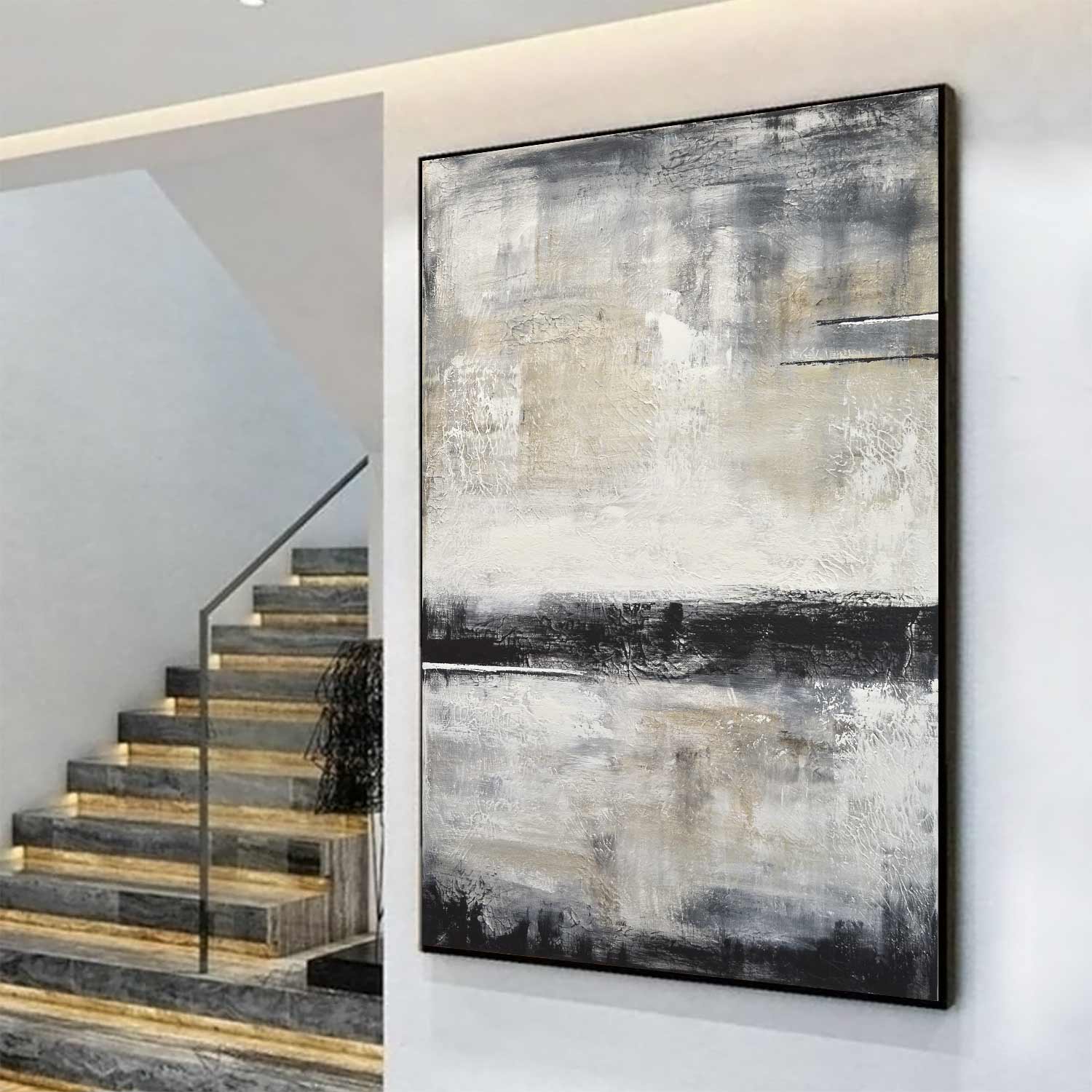 earth tone painting abstract