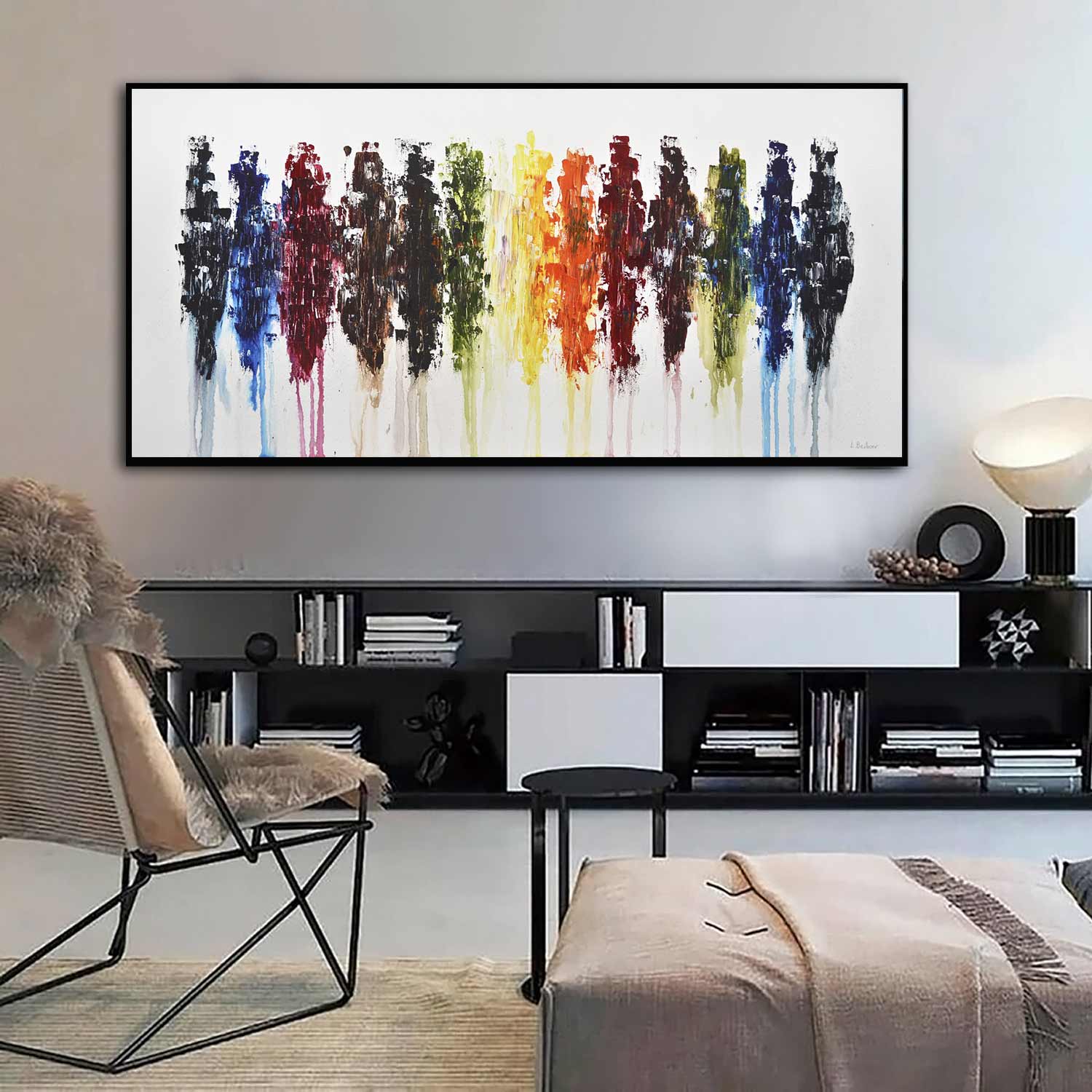 abstract painting original colorful