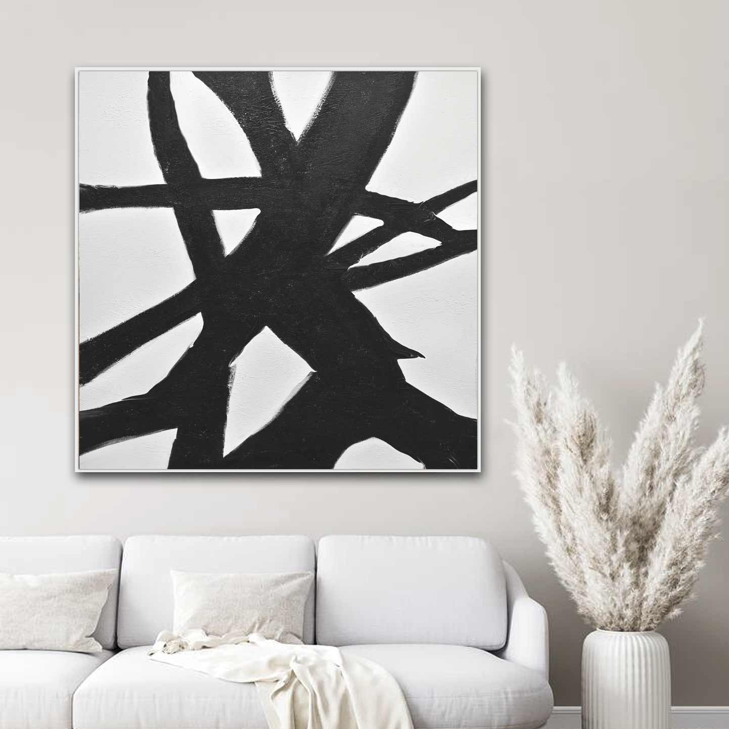 abstract expressionist mid century painting