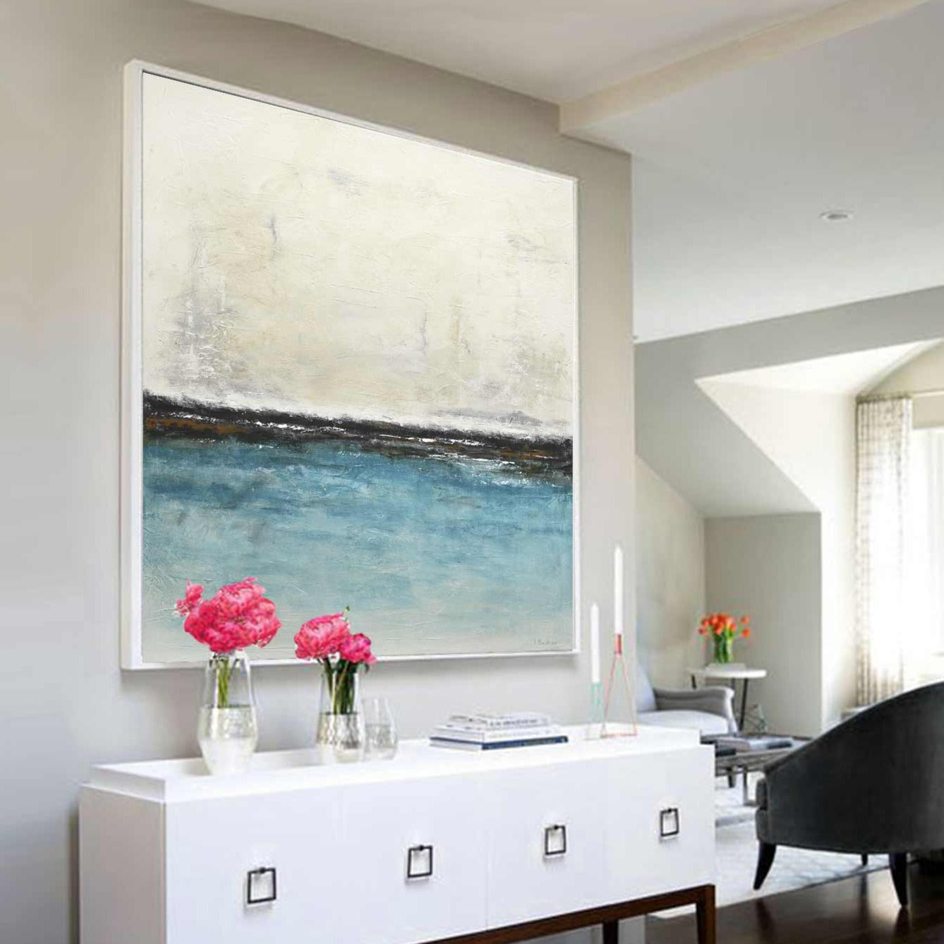 seashore coastal painting