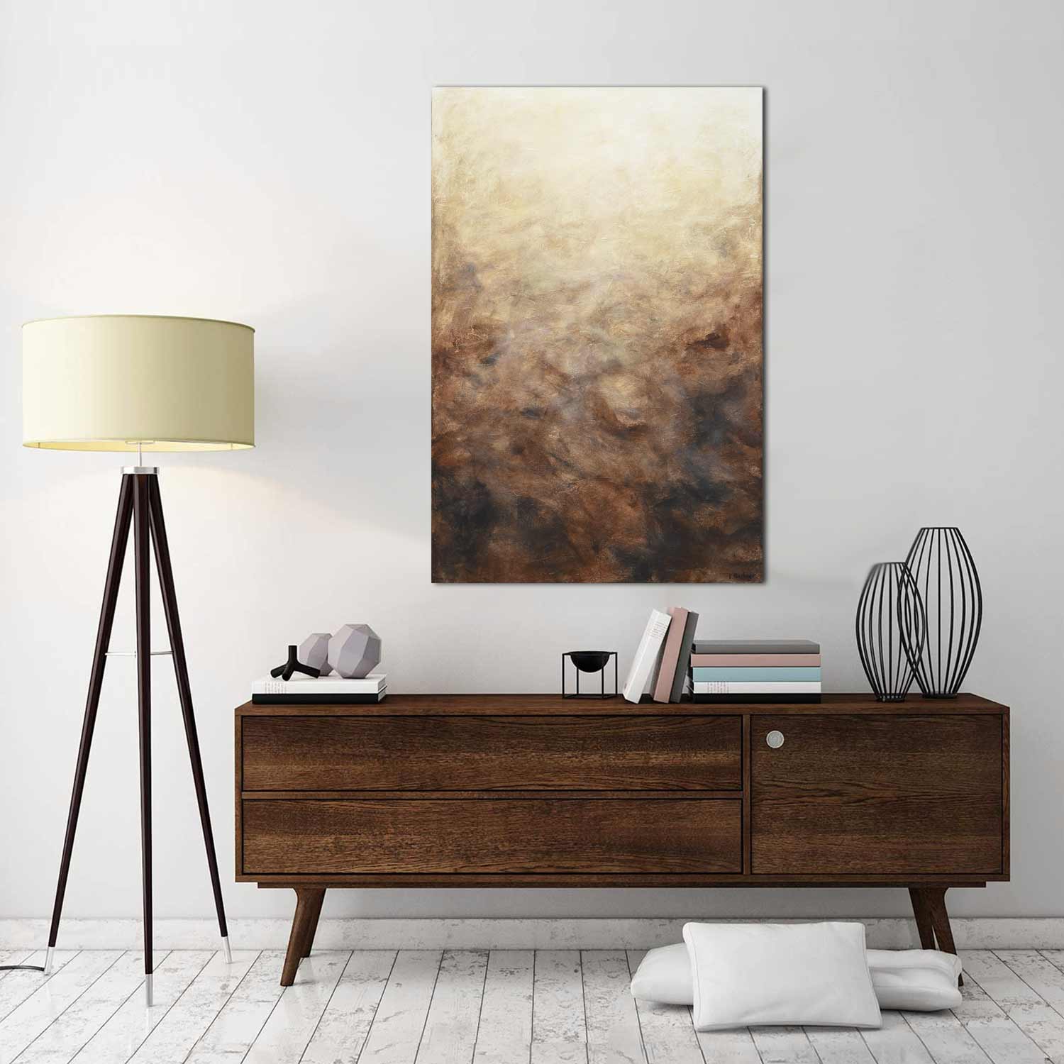 Textured Painting Original Vertical Ready To Ship Abstract "The Best Is Yet To Come"
