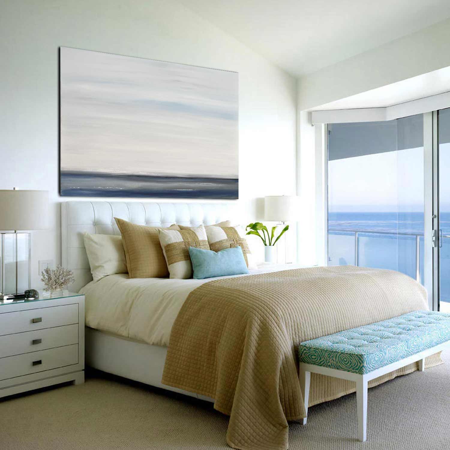 seashore painting coastal art