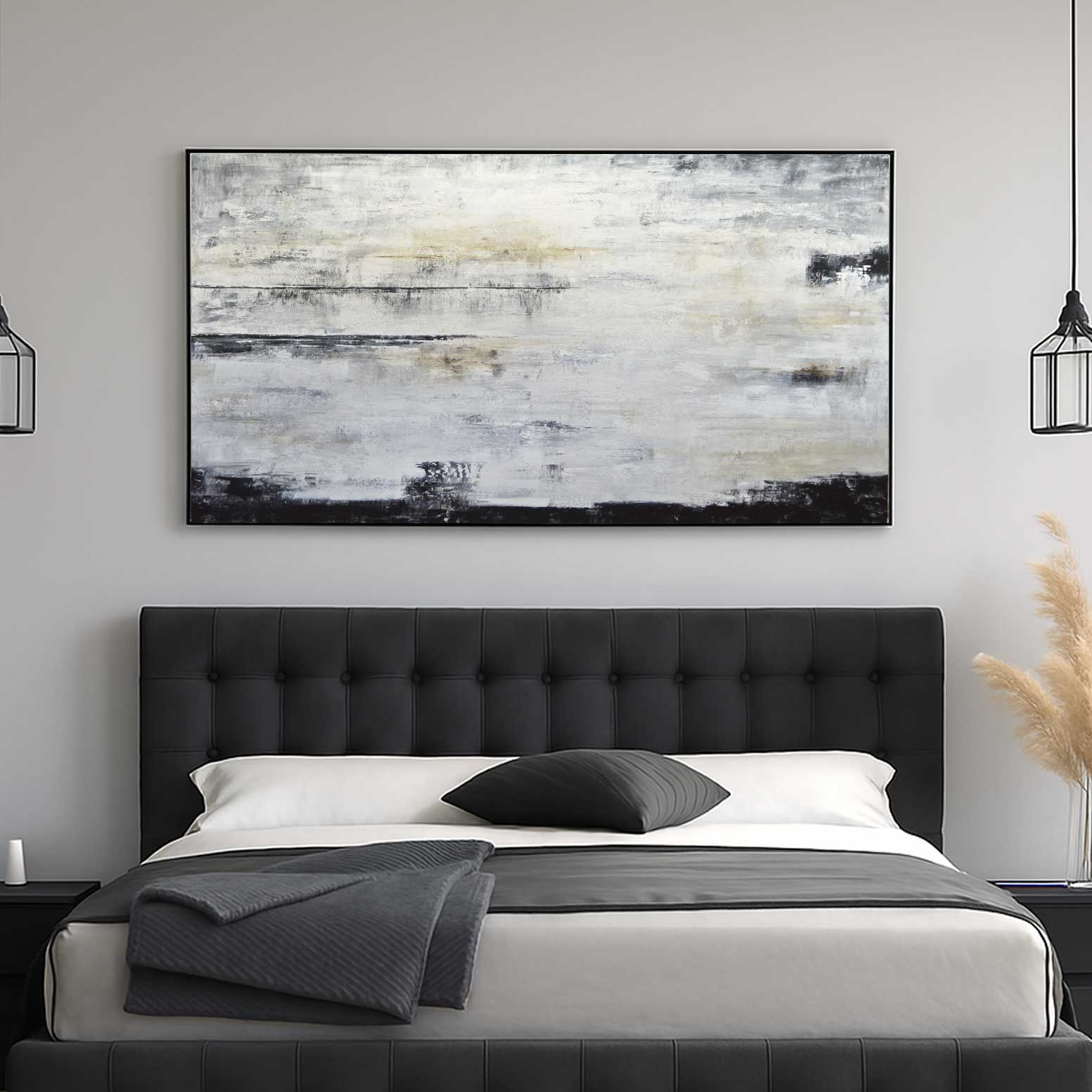Modern Painting Above Couch For Living Room Wall Art On Canvas