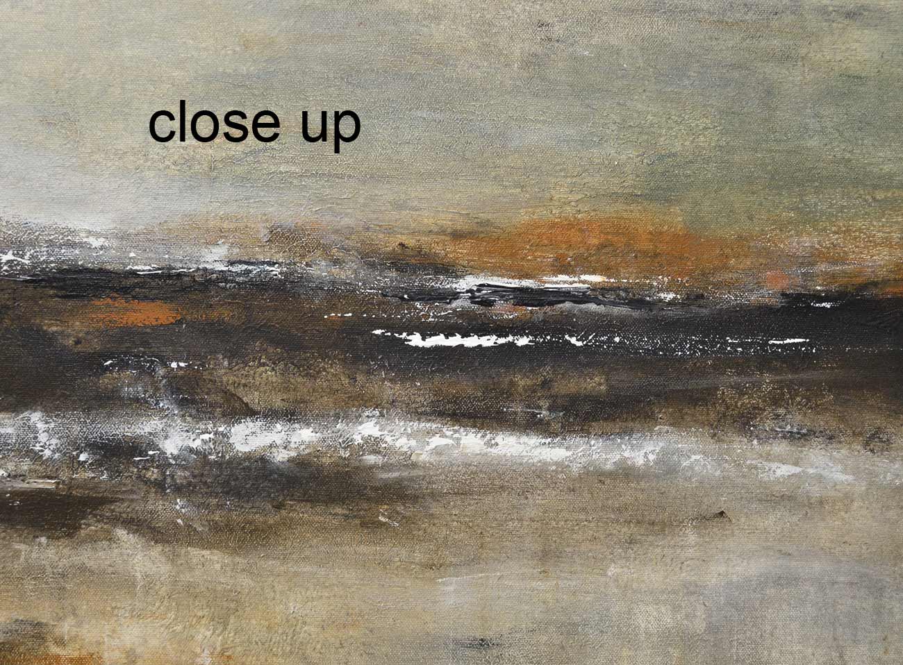 close up of painting