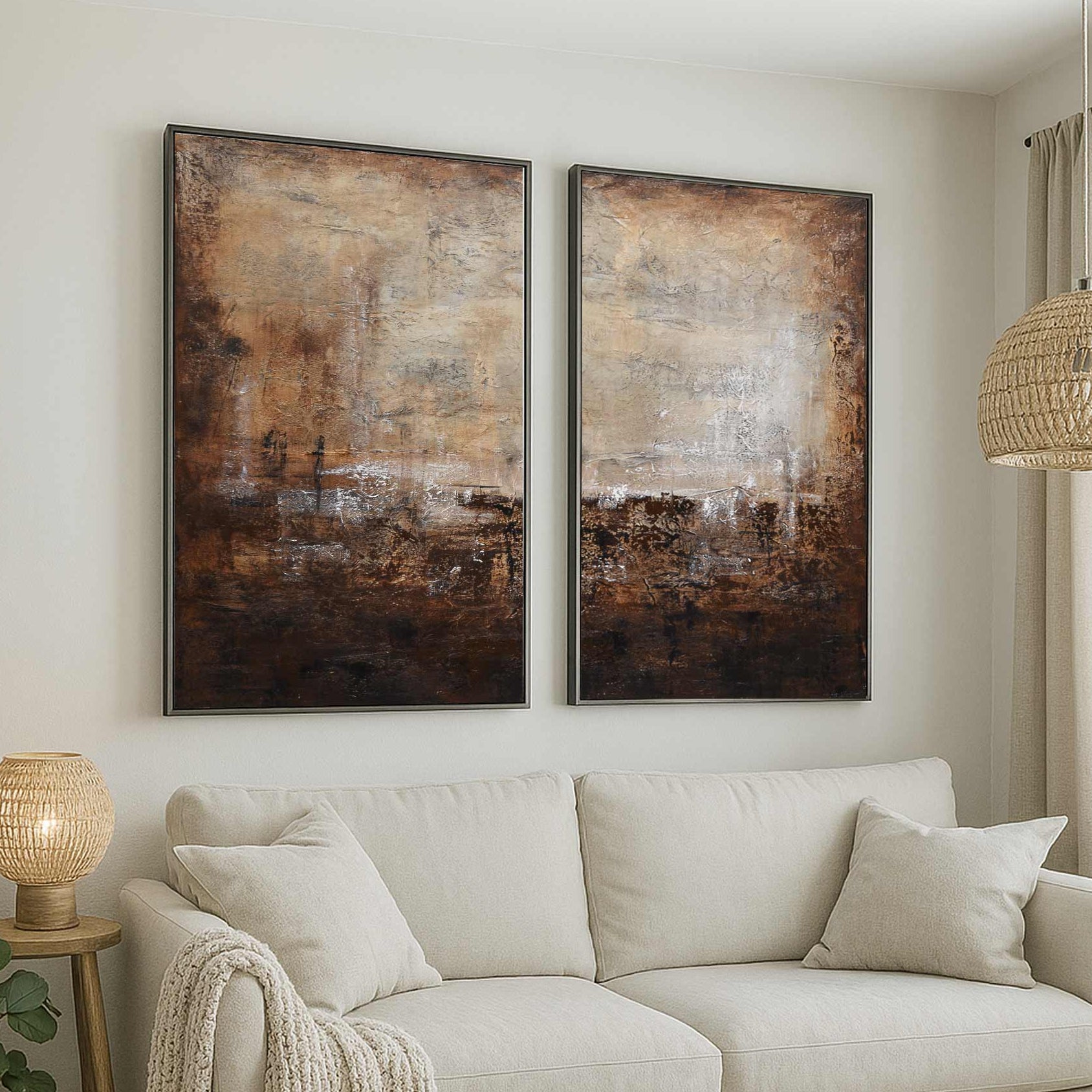 custom paintings set of 3 for Stephen