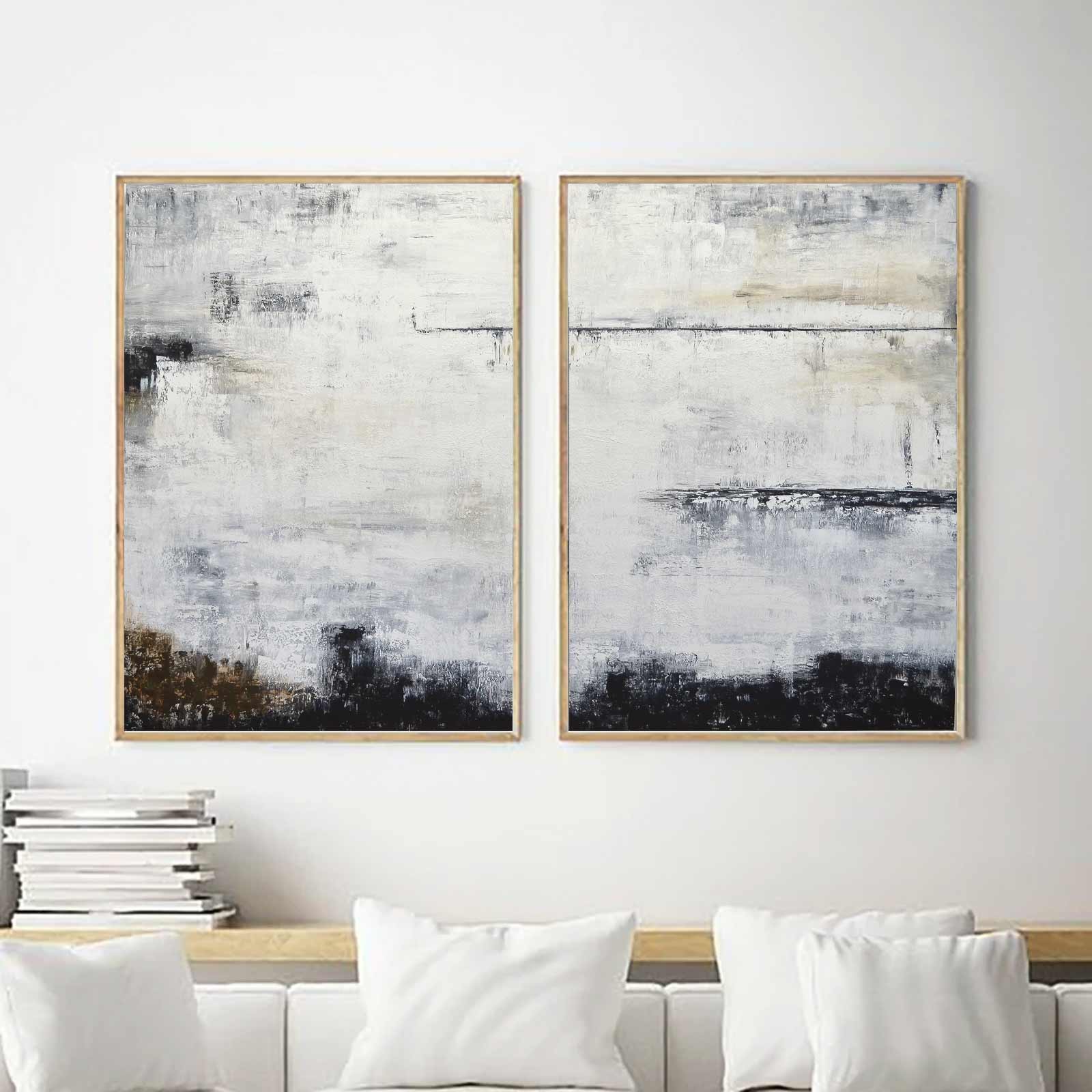 Office Space Diptych Modern Paintings Current Art