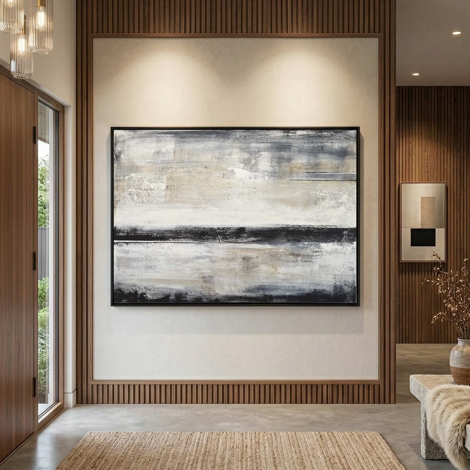 large entryway art horizontal Contemporary Abstract