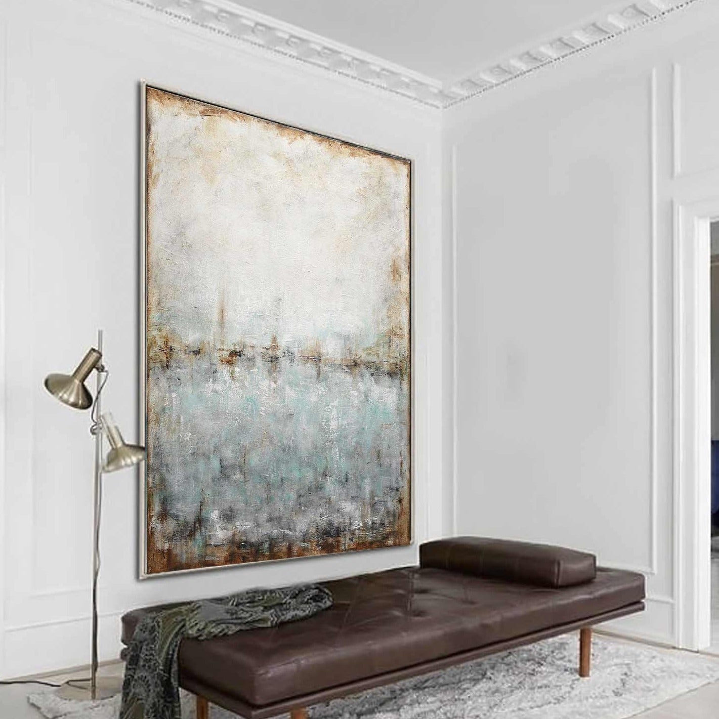 vertical large abstract artwork