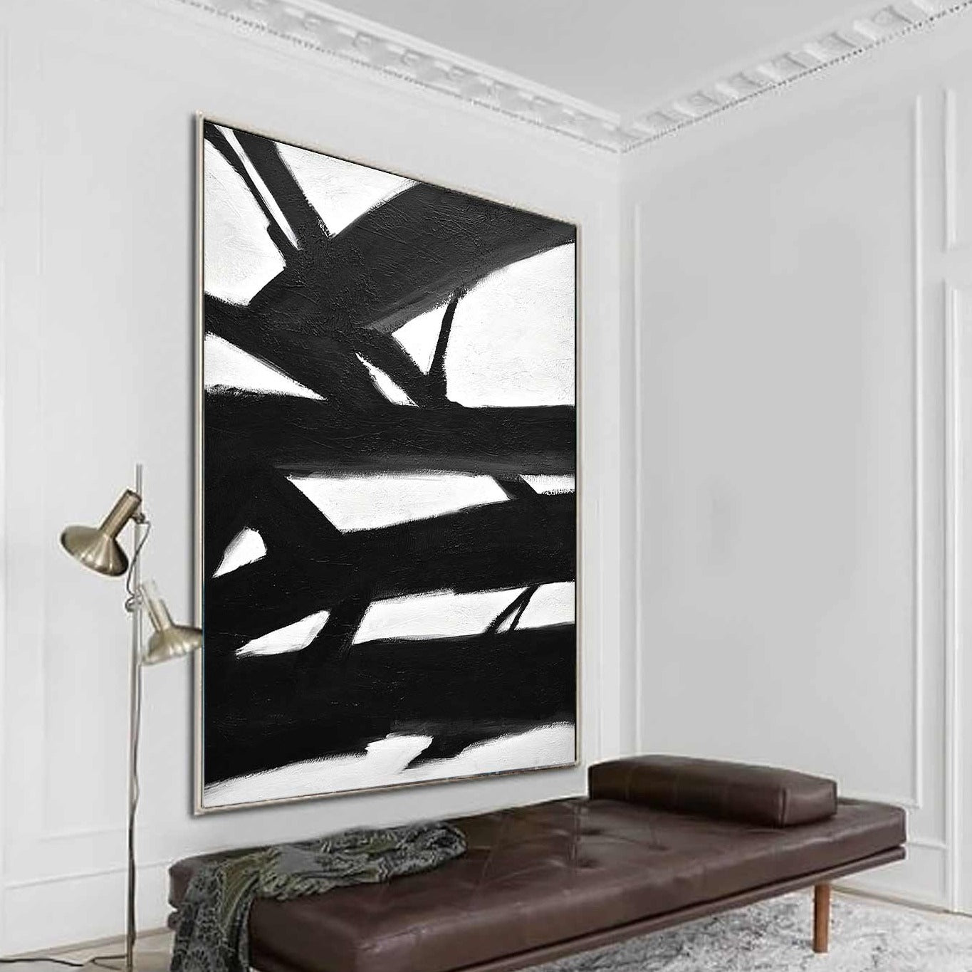 kline style inspired expressionism vertical