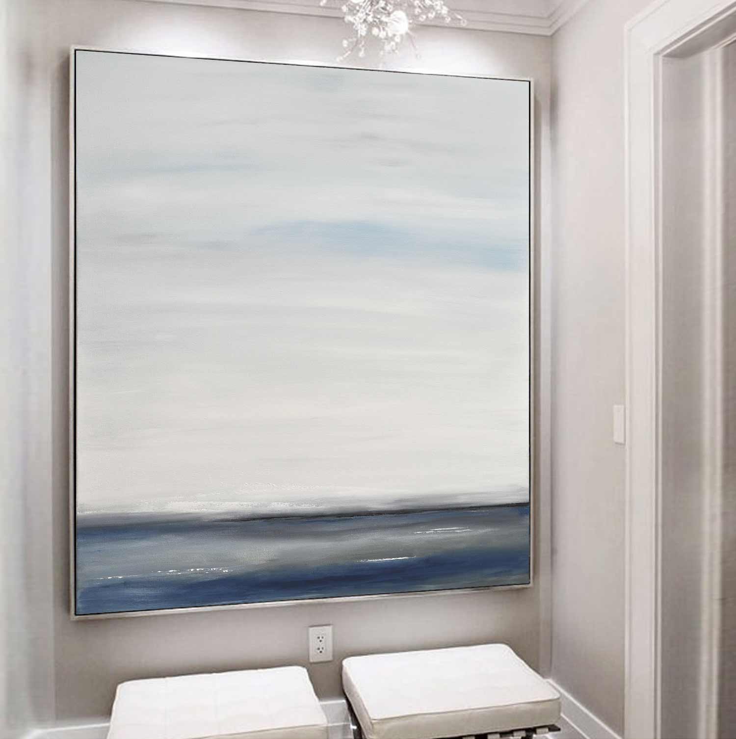 large abstract minimalist seascape