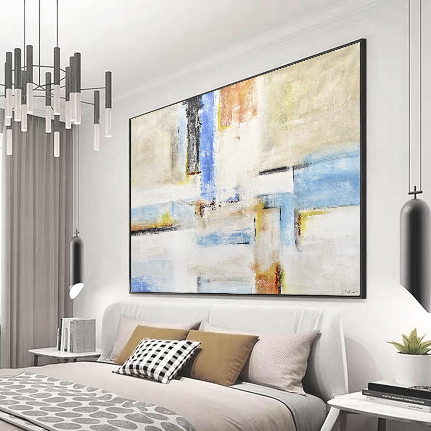 large abstract energy filled artwork