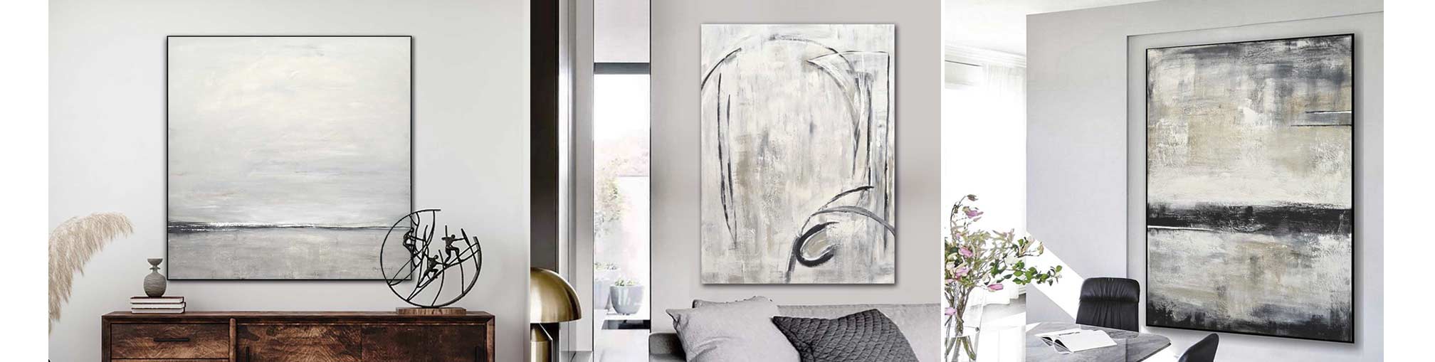 minimal and contemporary abstract paintings by Elevate Art Gallery