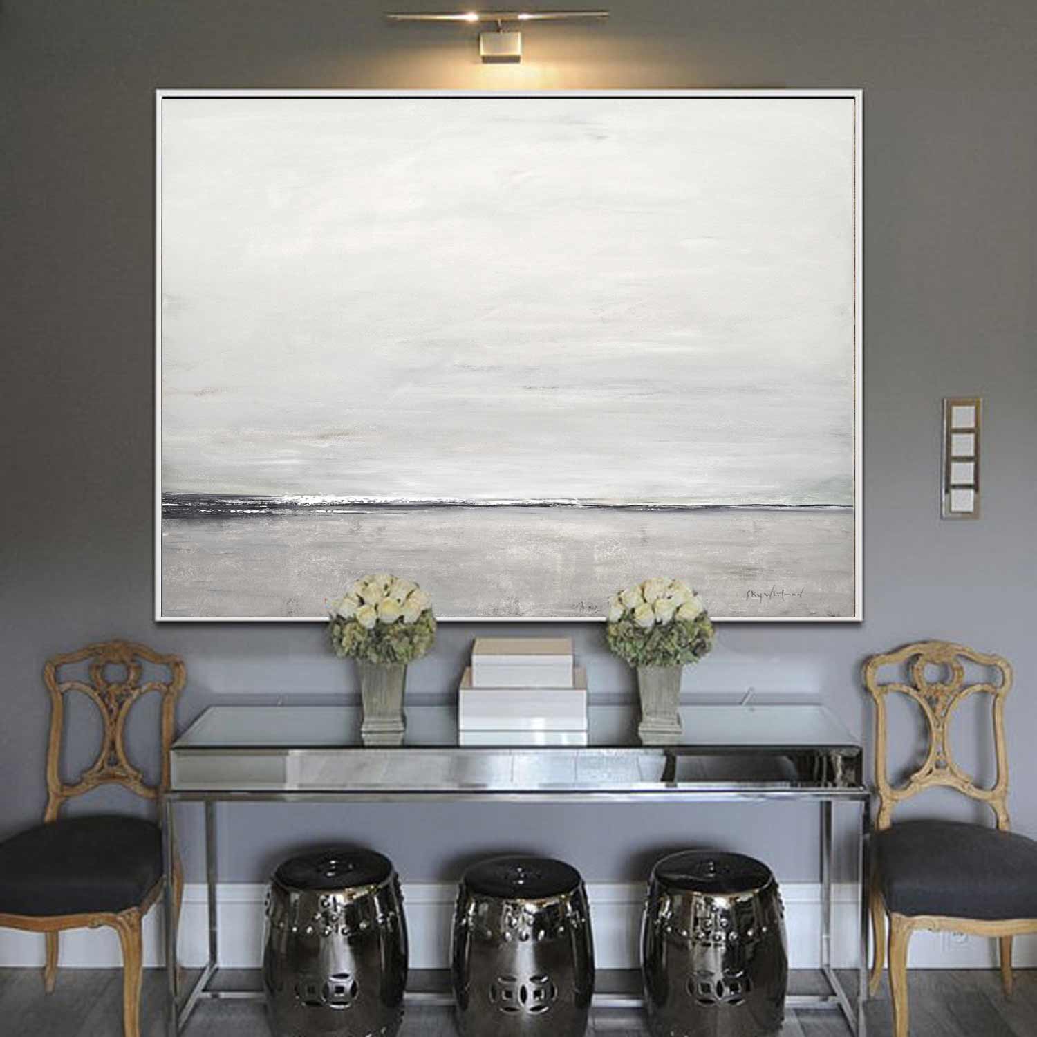minimalist landscape oil painting minimalism