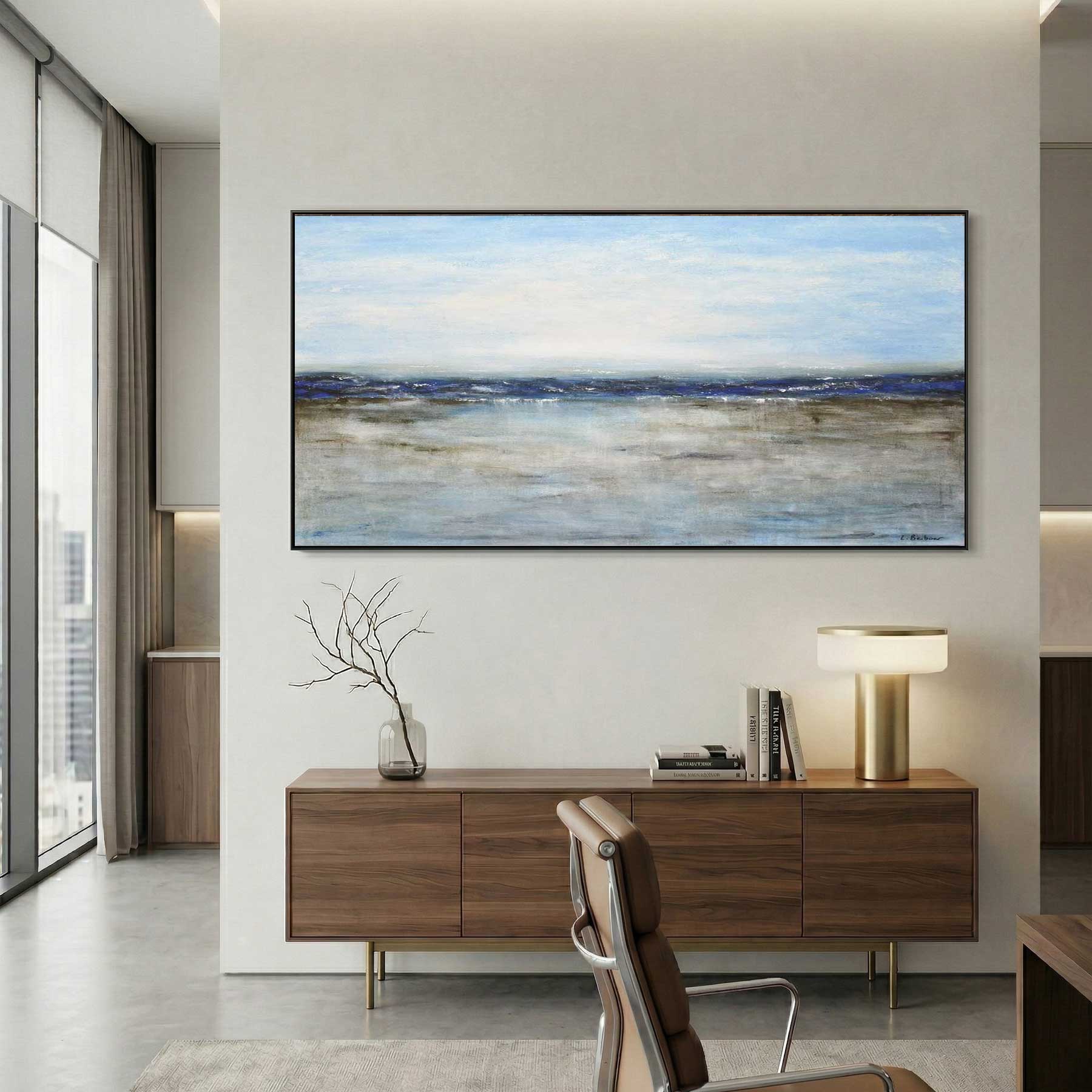 large original painting for office space
