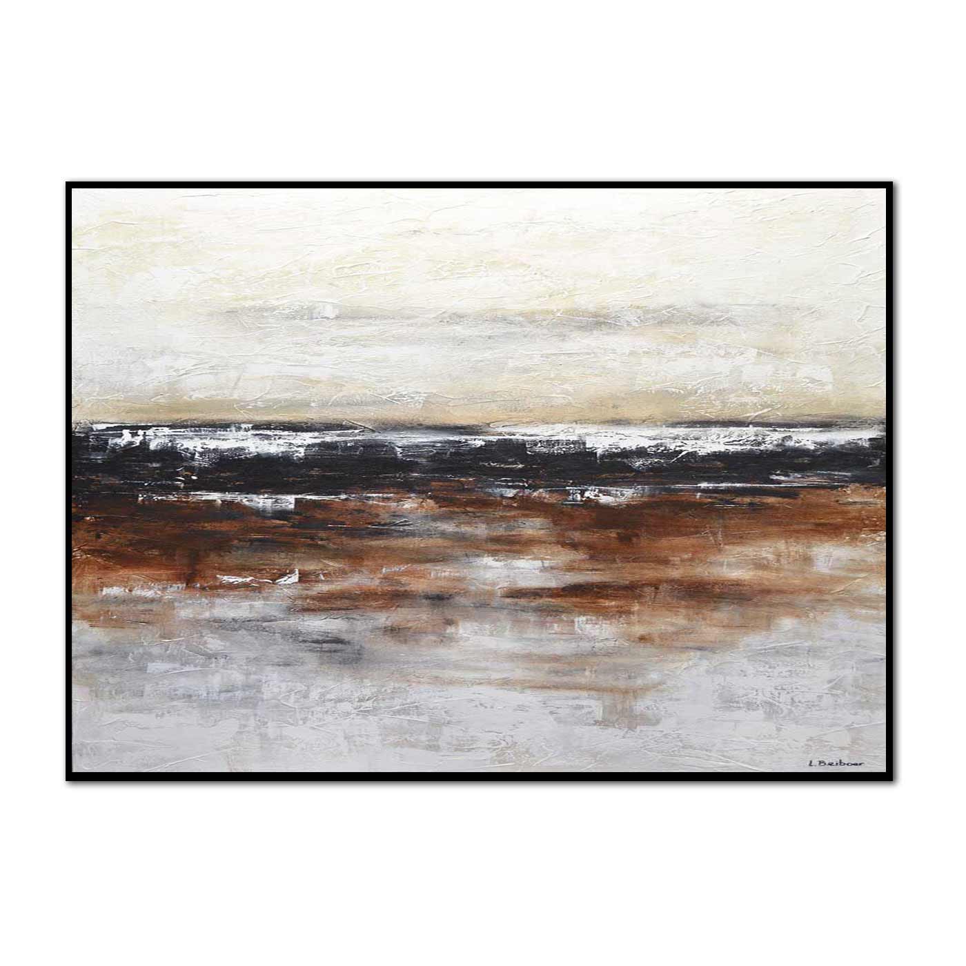 warm colors oil painting textured