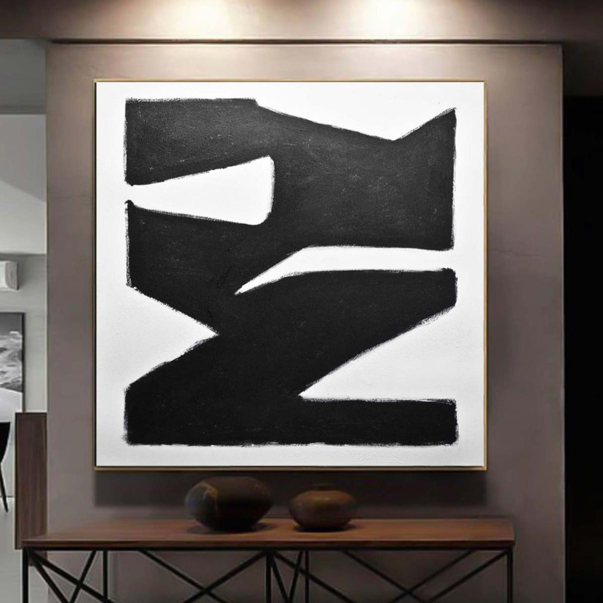 mid century original artwork painting