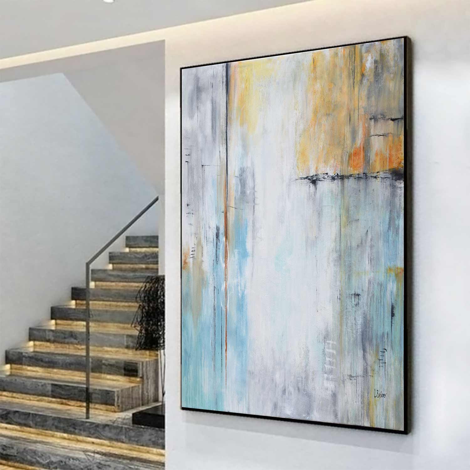 original modern art design painting vertical