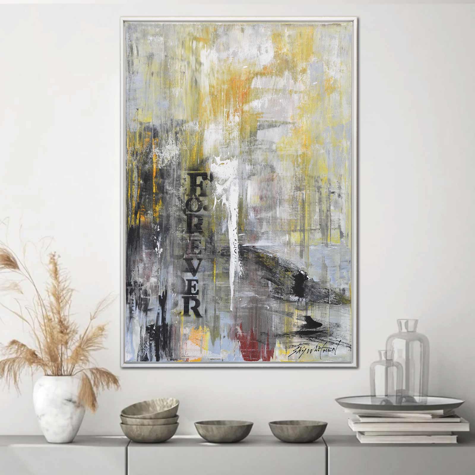Original Hand Painted Abstract Contemporary Art 24x36