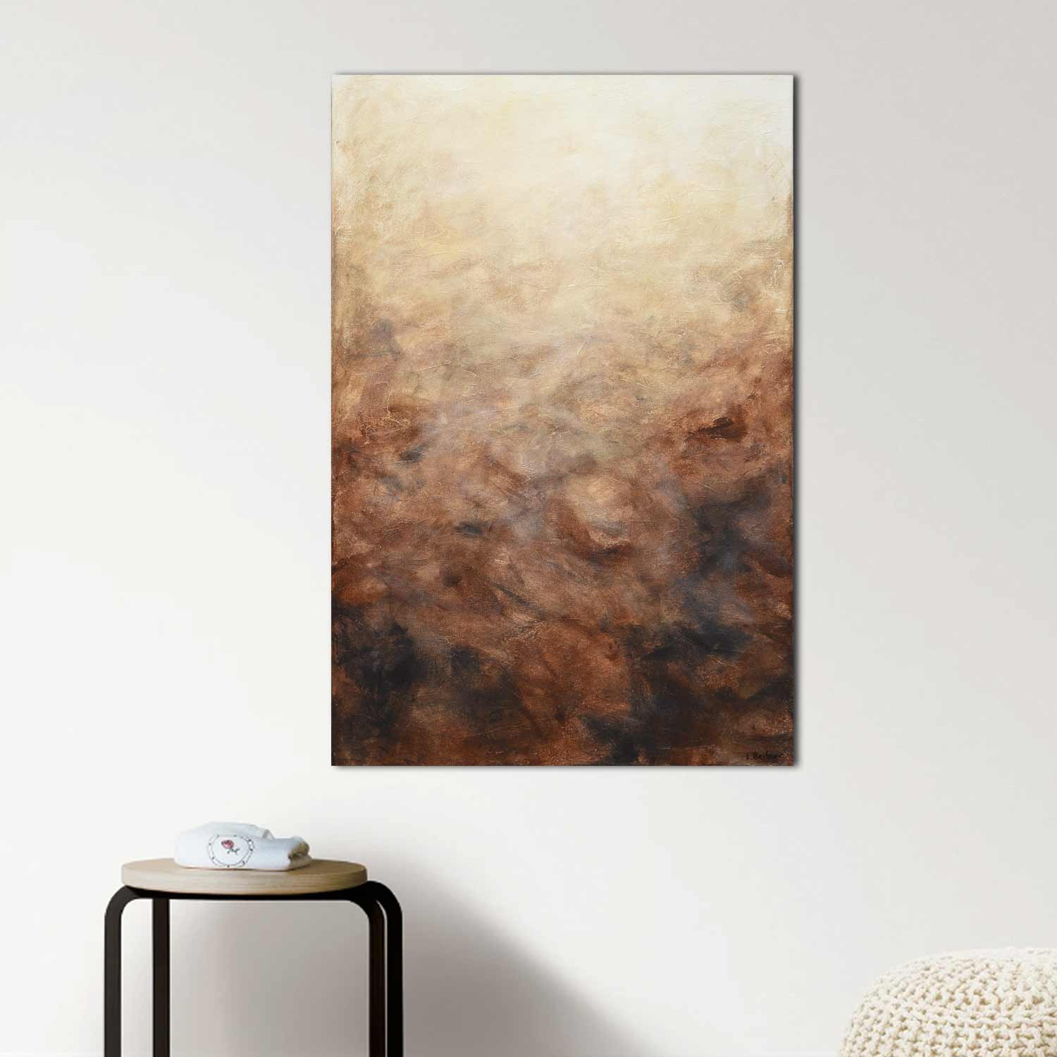 Textured Painting Original Vertical Ready To Ship Abstract "The Best Is Yet To Come"