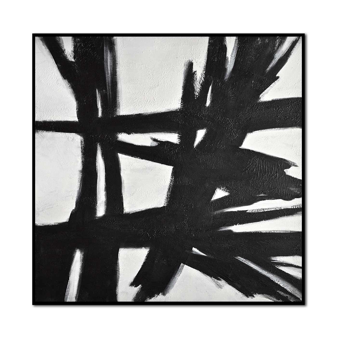franz kline style painting 50's retro