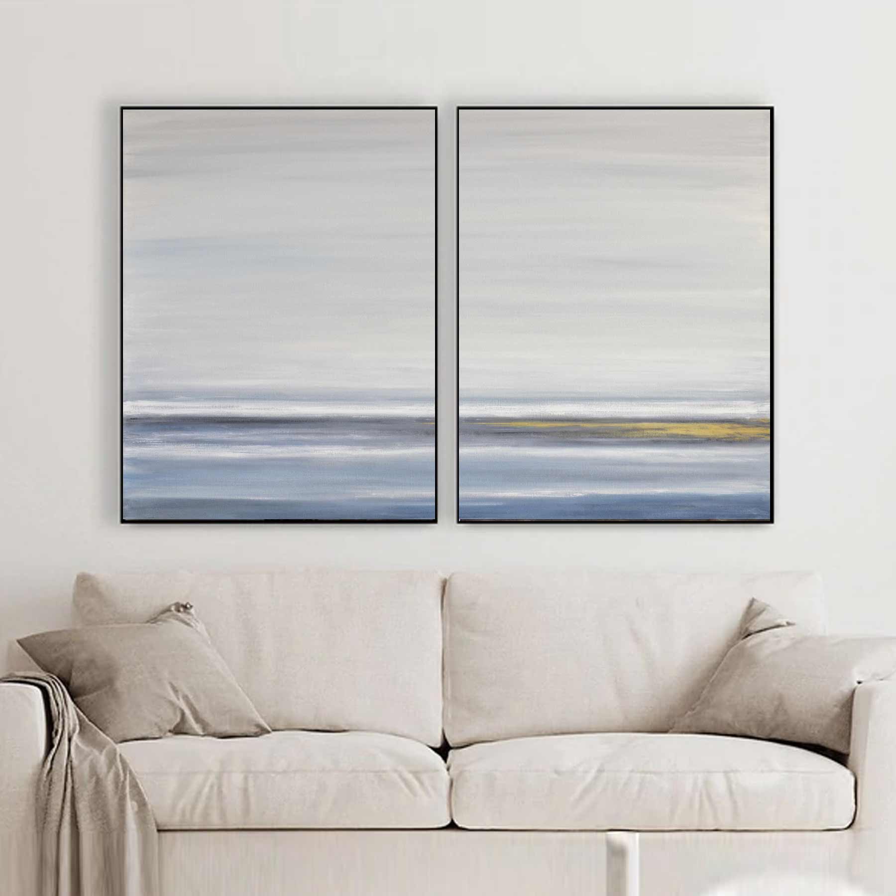 paintings for large wall on canvas above couch