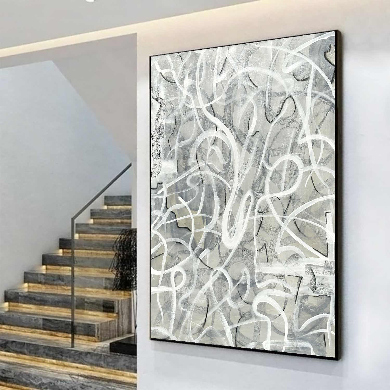 ribbon swirl painting whitman
