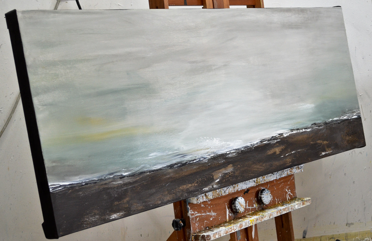 side easel painting