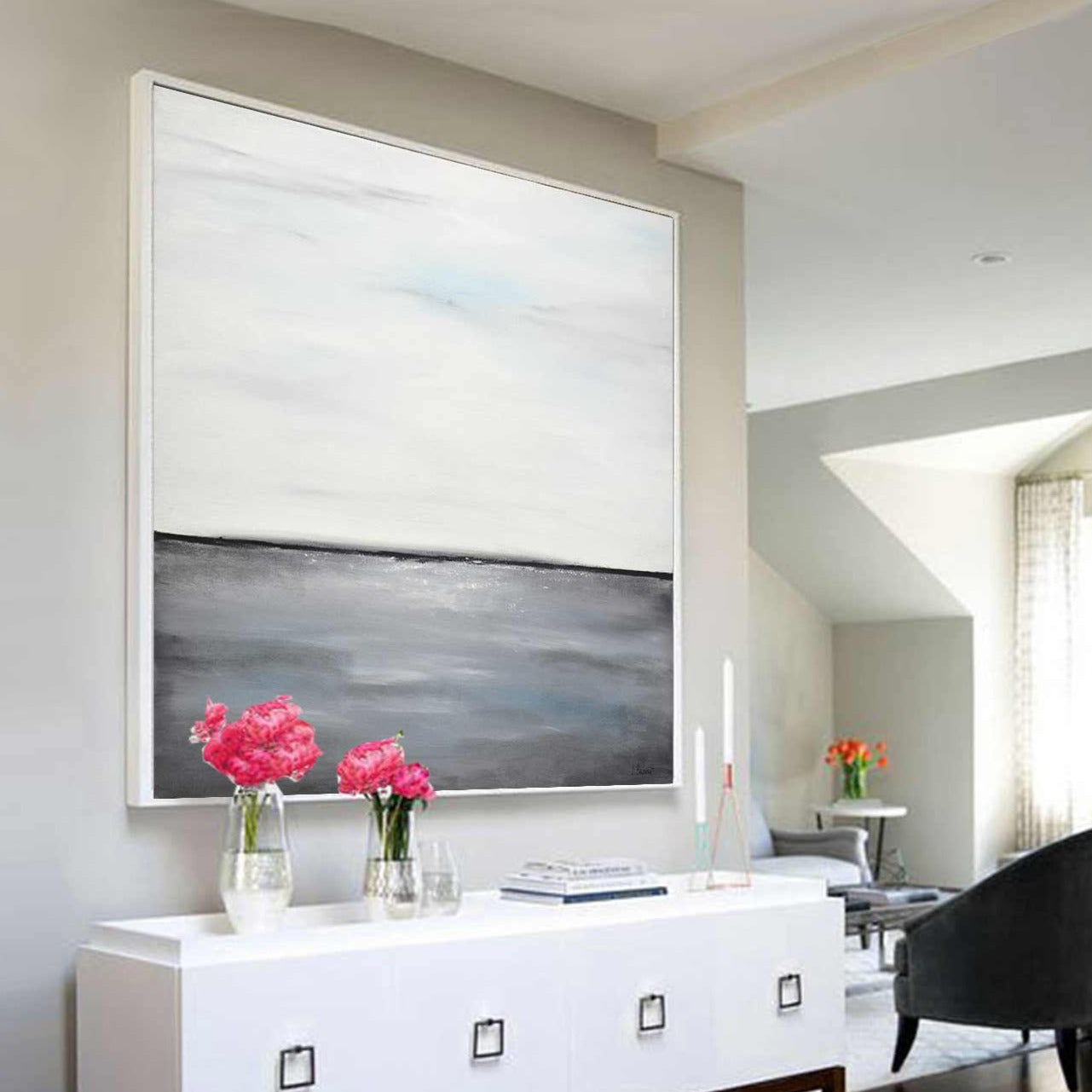 large custom landscape painting