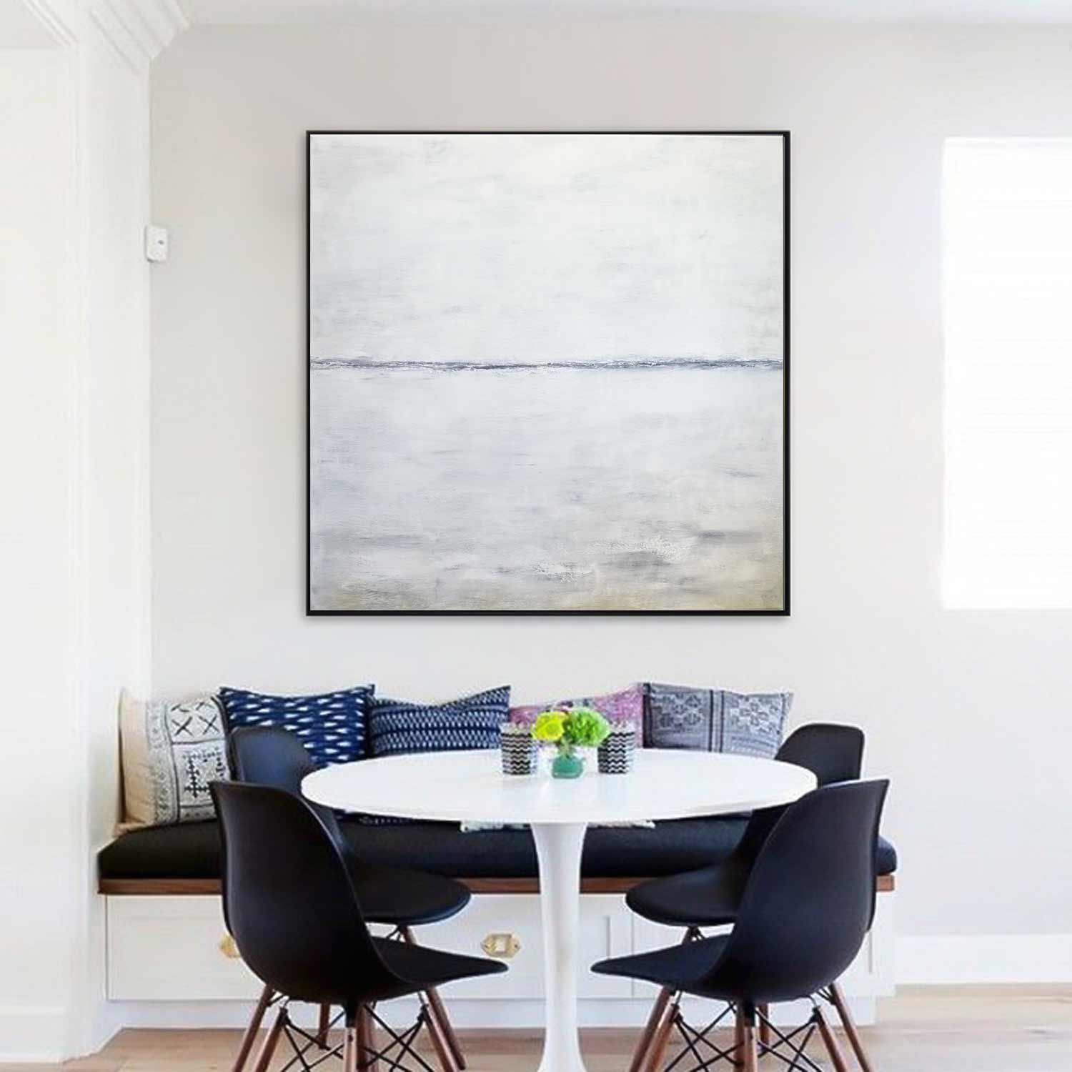 square landscape art oil on canvas