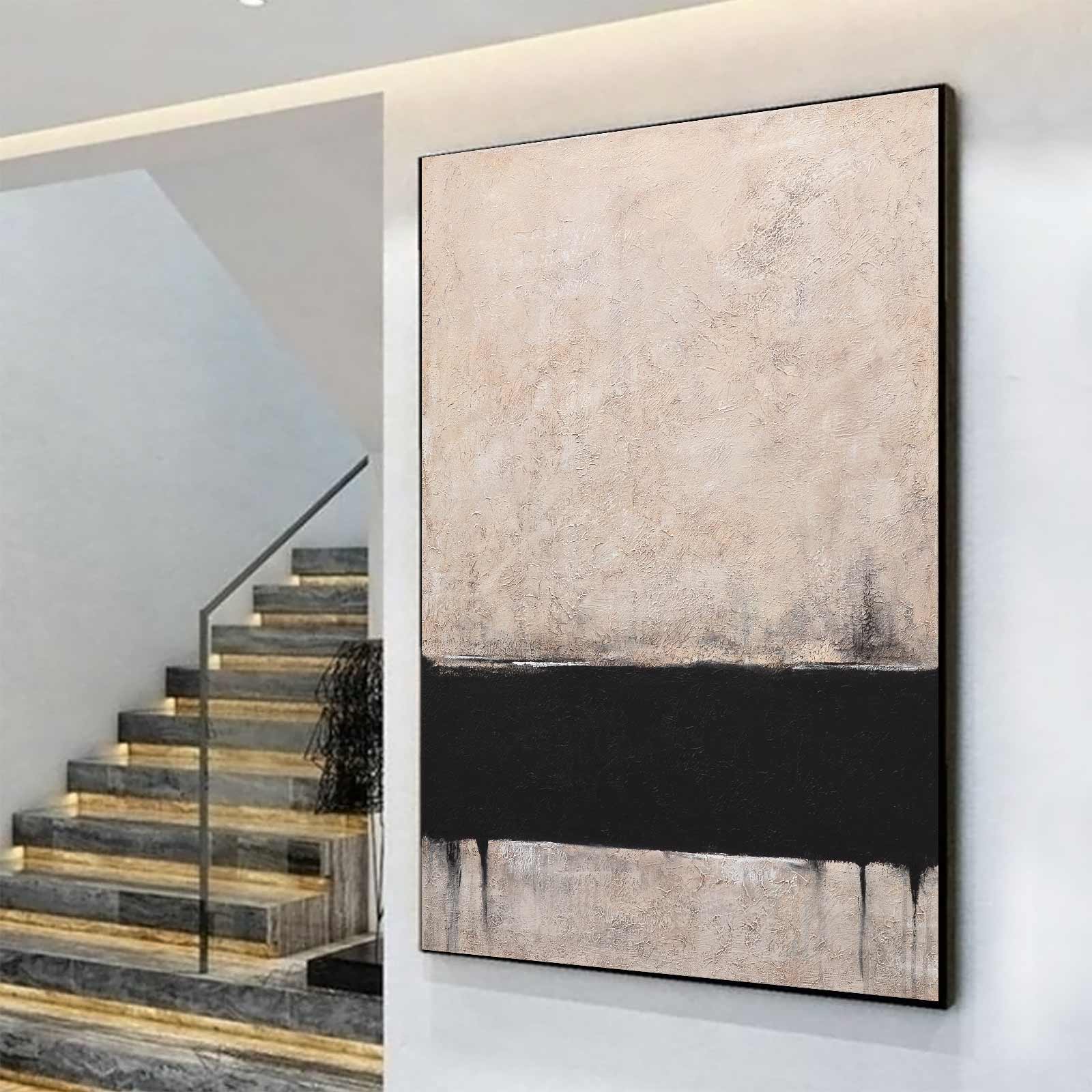 vertical art in office space