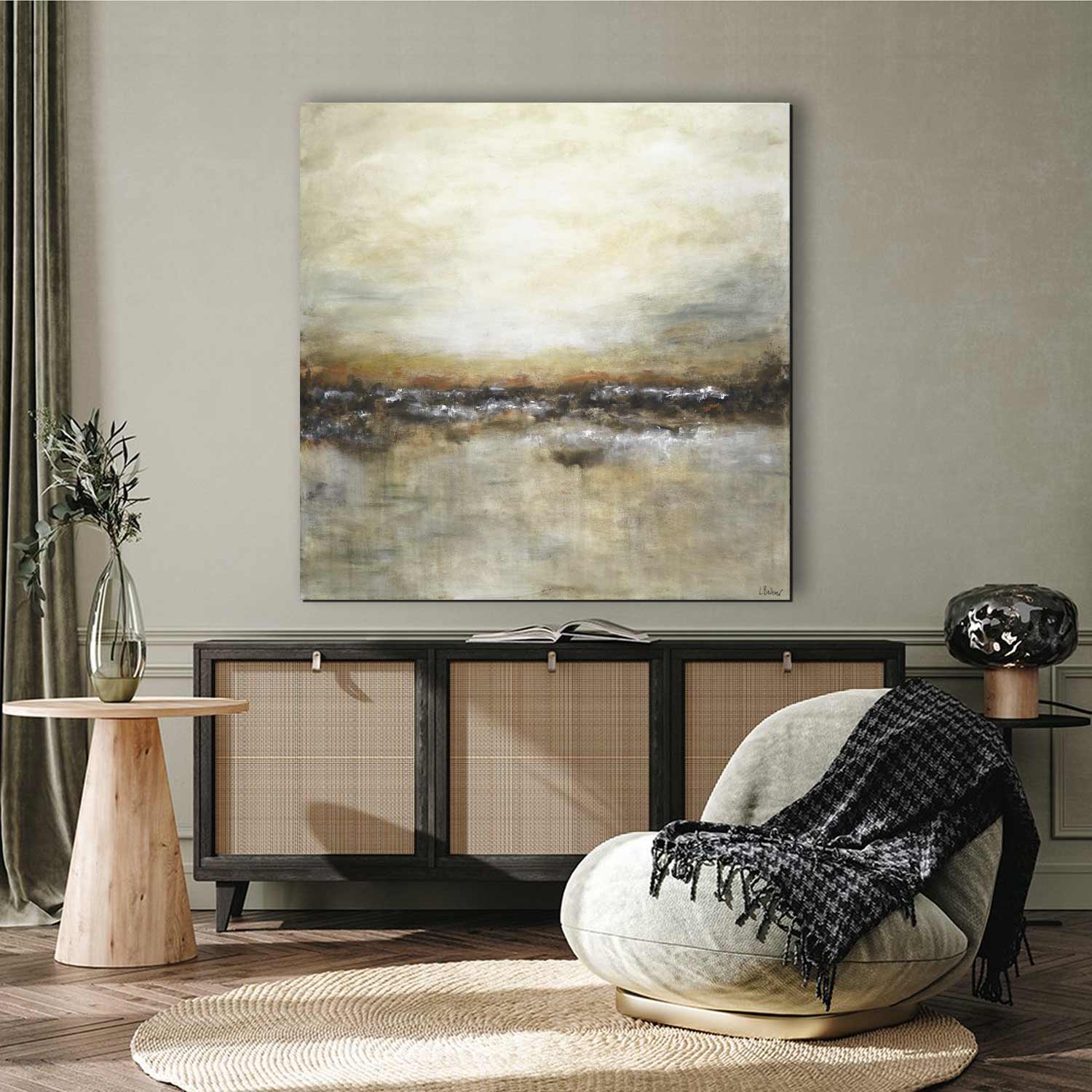 hand painted wall art landscape oil painting