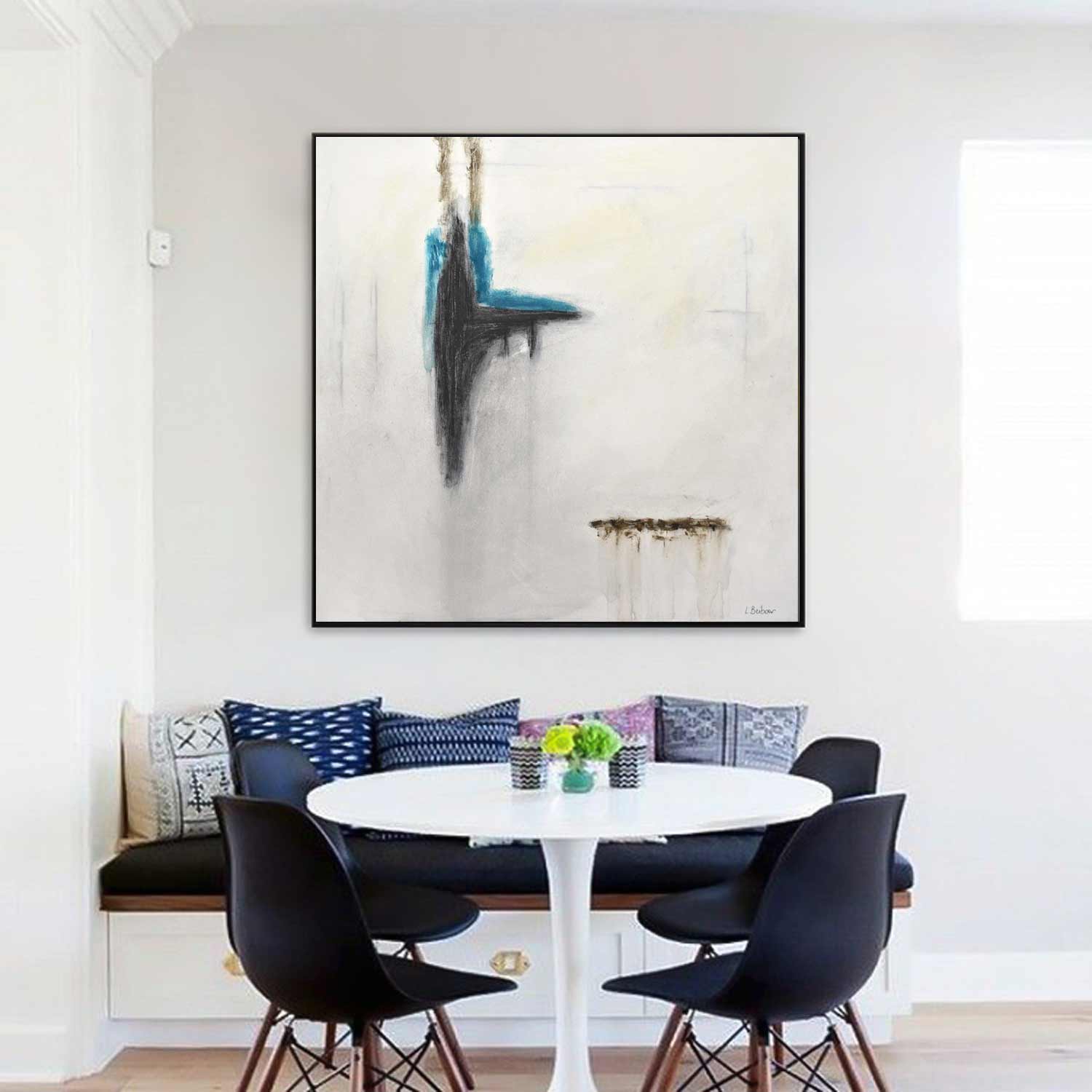 abstract painting wall decor interference