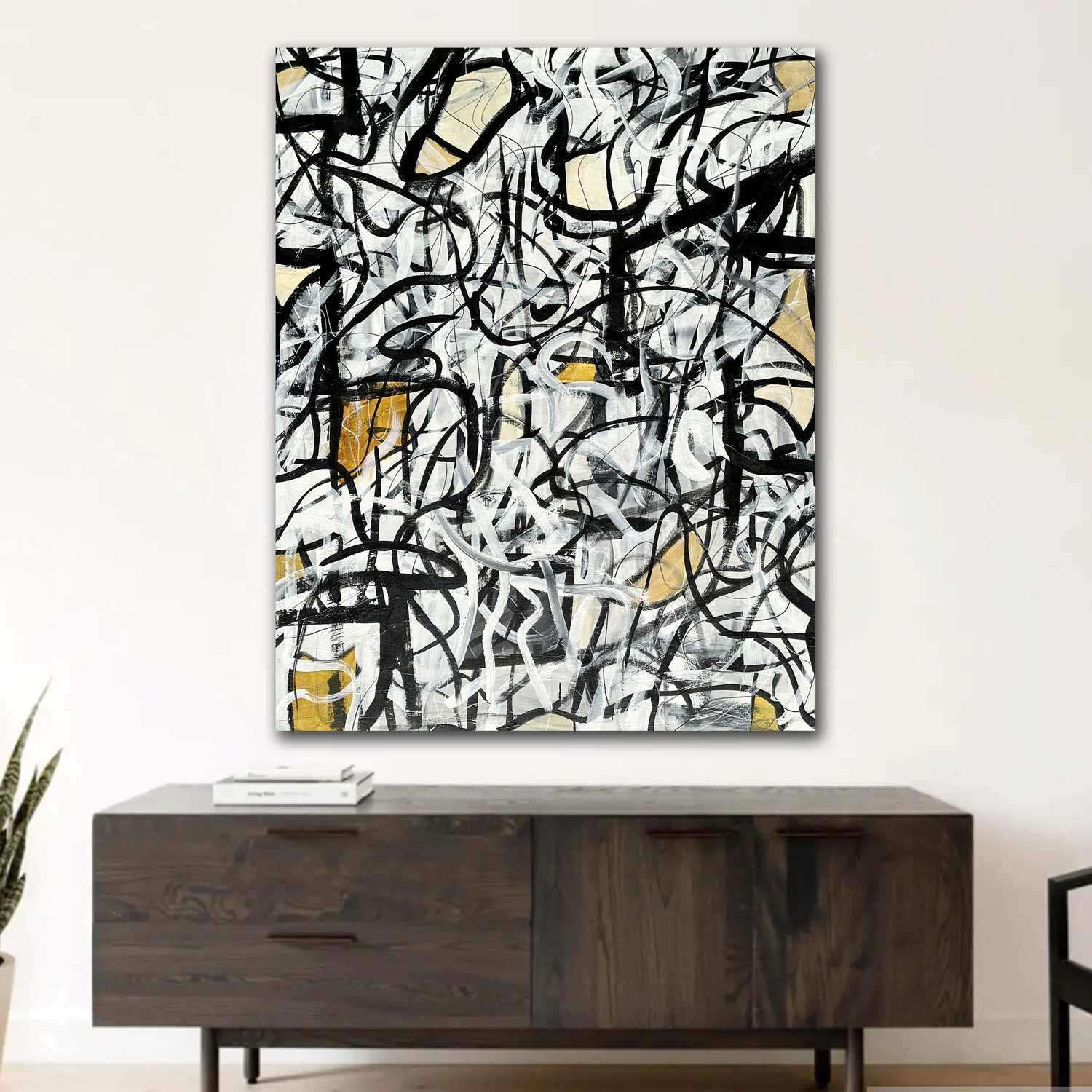whitman art abstract ribbon