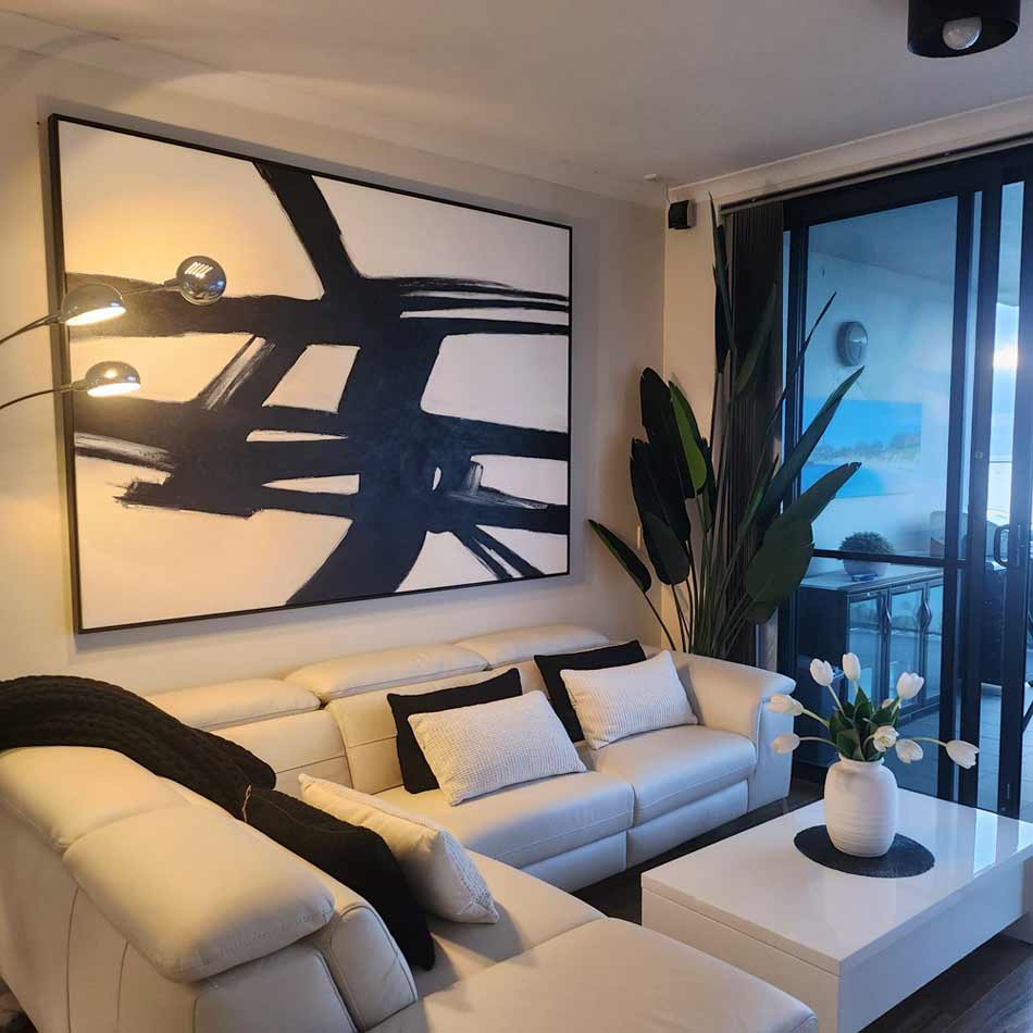 abstract paintings for living room
