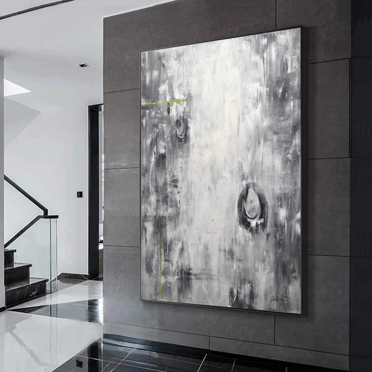 Expressionism Painting Framed Wall Art Acrylic Painting