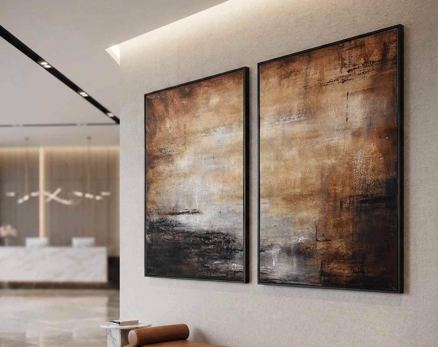 Large original wall art abstract paintings for sale