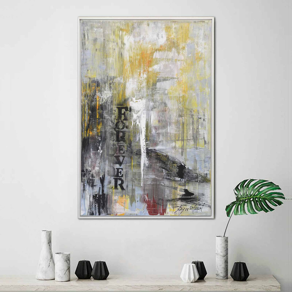Original Hand Painted Abstract Contemporary Art 24x36