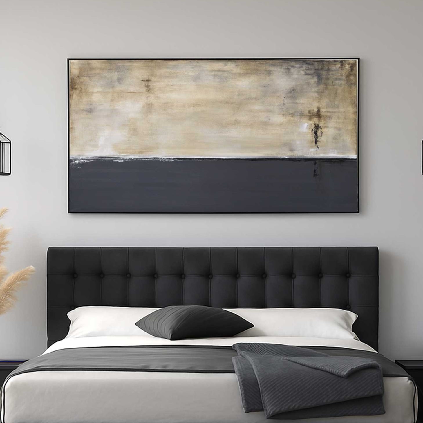 Panorama Abstract Wall Art For Bedroom Modern Painting