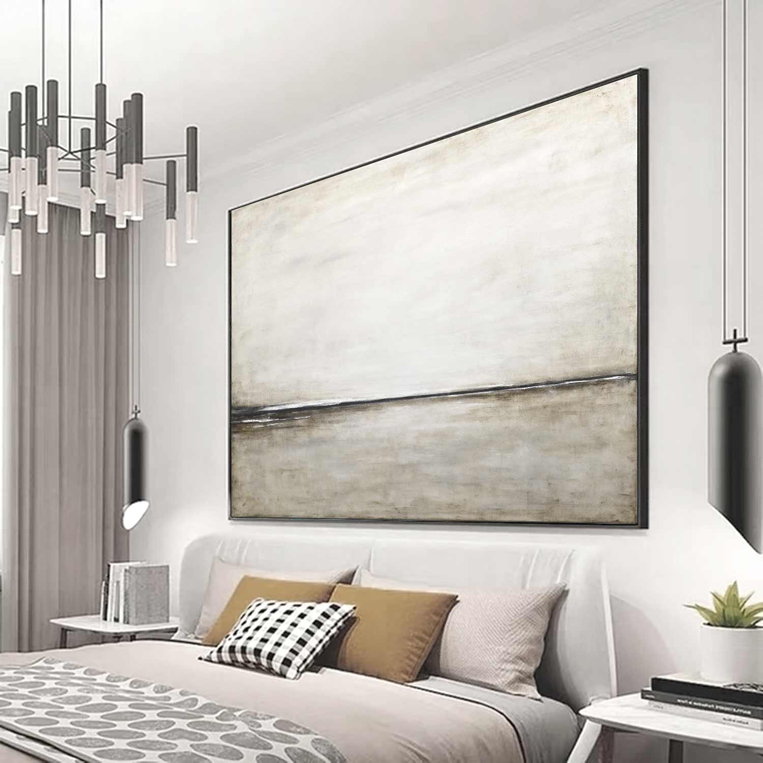 Timeless Painting Light Wall Art Living Room Landscape