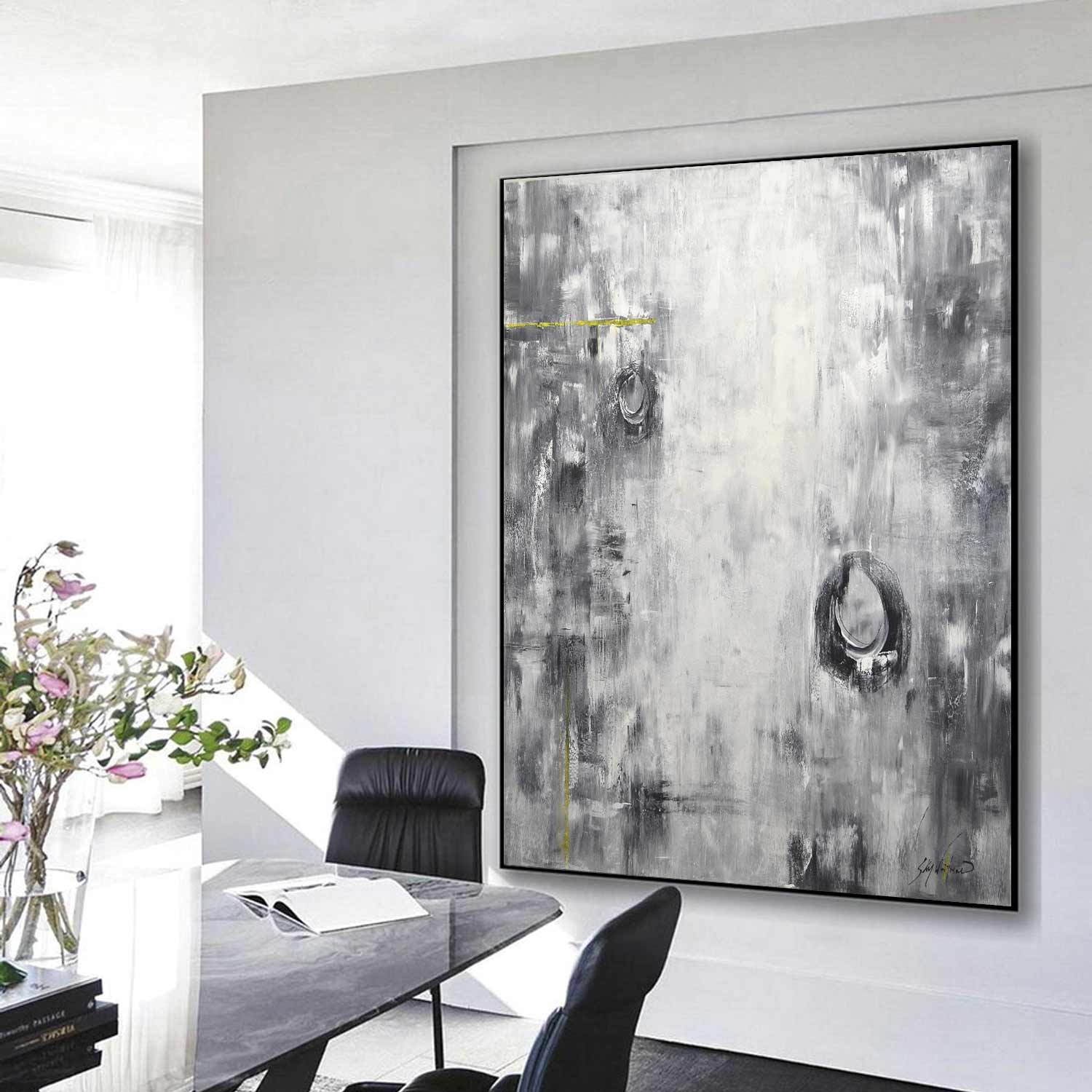 Expressionist Painting Framed Wall Art Acrylic Painting